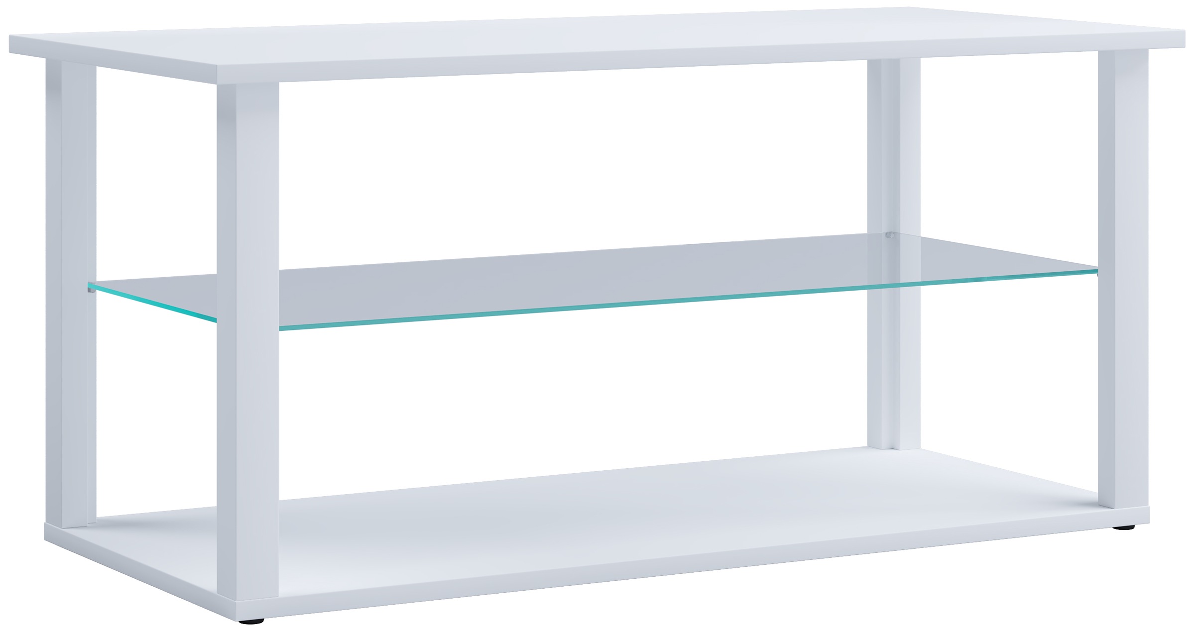 VCM Couchtisch "Holz Sofatisch Couchtisch Glas Tisch Wanilo L" 1 Stk. tlg.