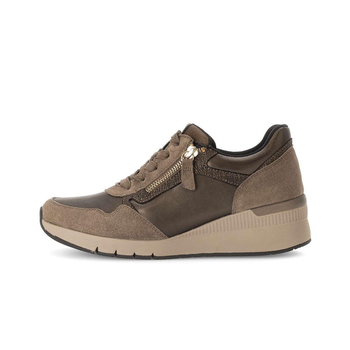 Gabor Sneaker "Sneaker low Materialmix Leder" günstig online kaufen