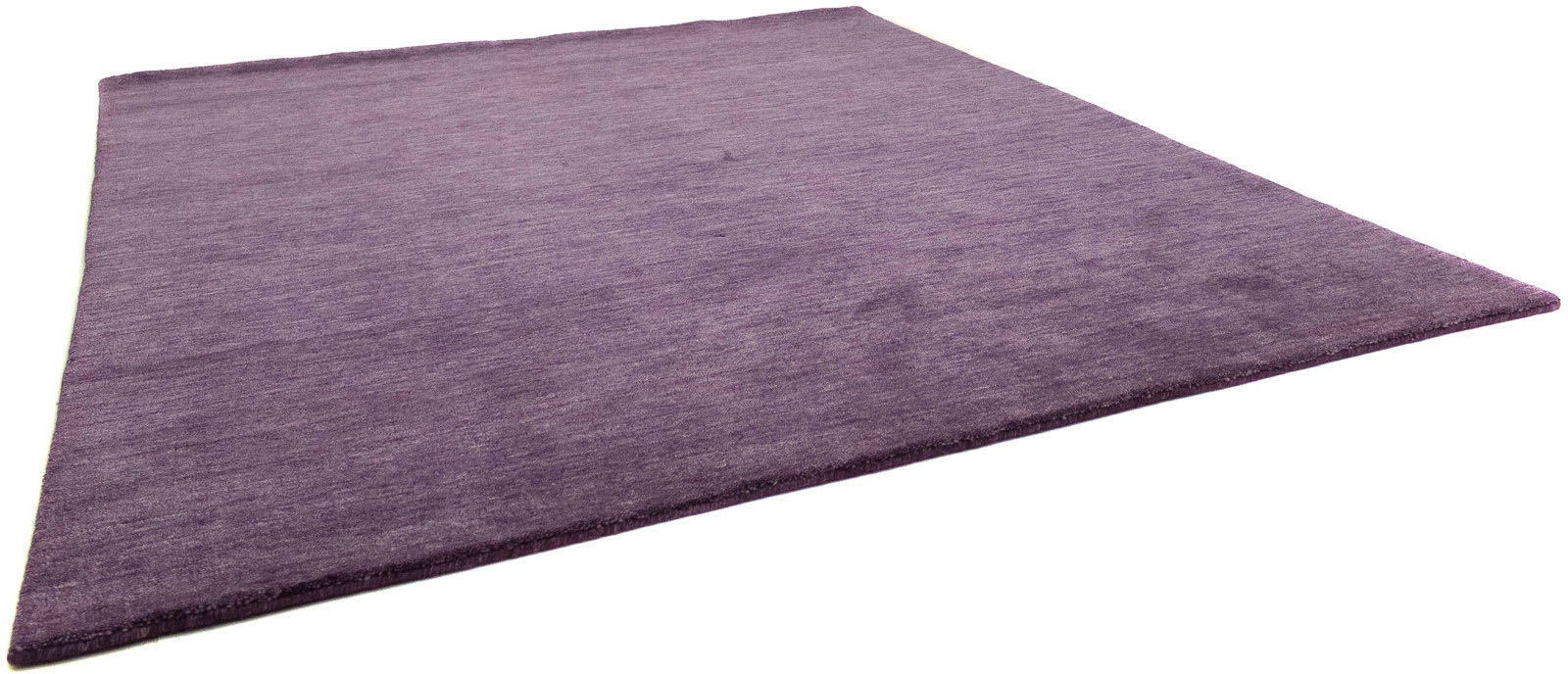 morgenland Wollteppich »Uni - Gabbeh Teppich - Softy«, rechteckig, 1,6 mm Höhe, Gabbeh Optik, Uni Farben, reine Wolle, sehr weicher Flor, Wohnzimmer