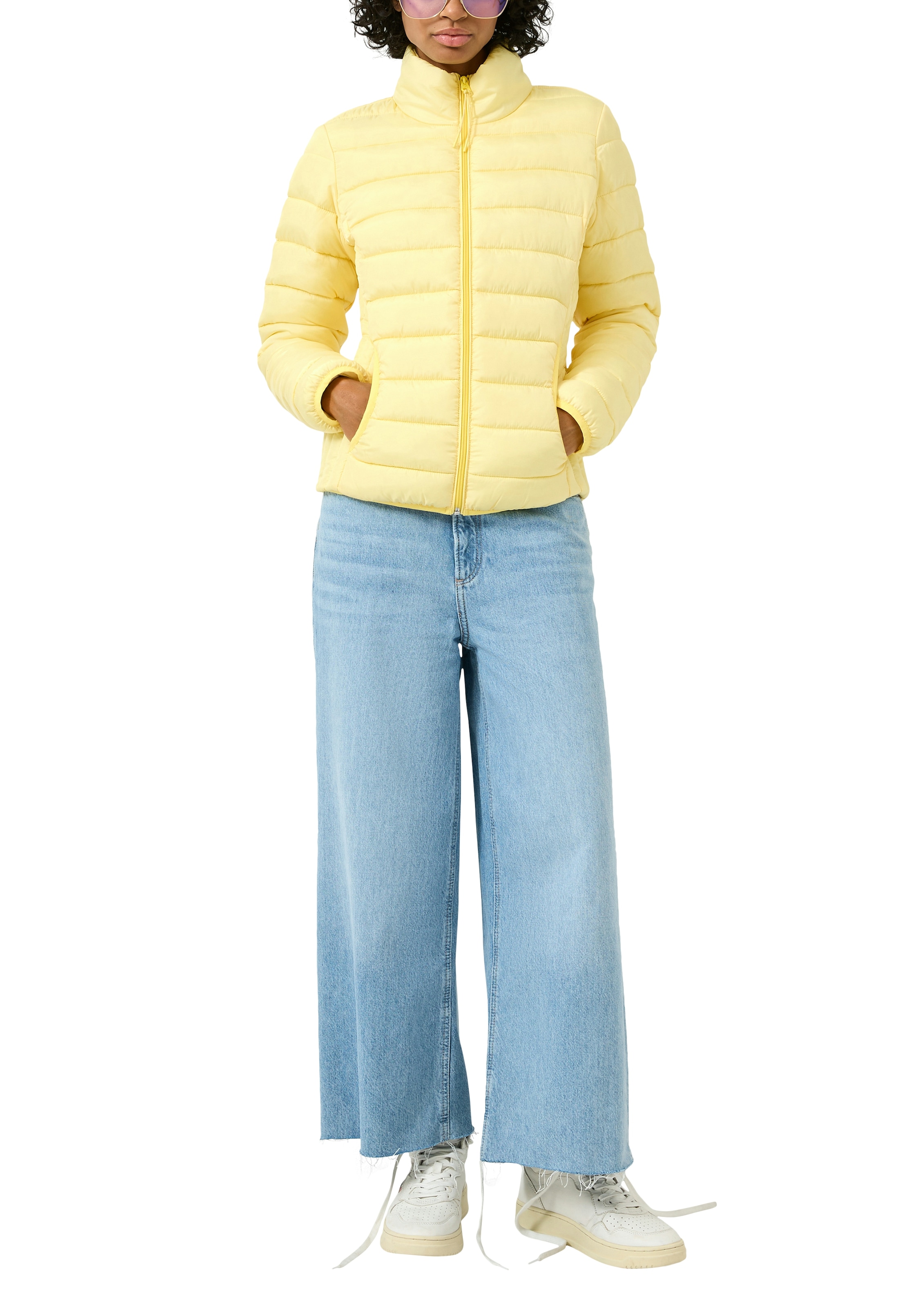 QS Steppjacke ohne Kapuze mit Reißverschluss