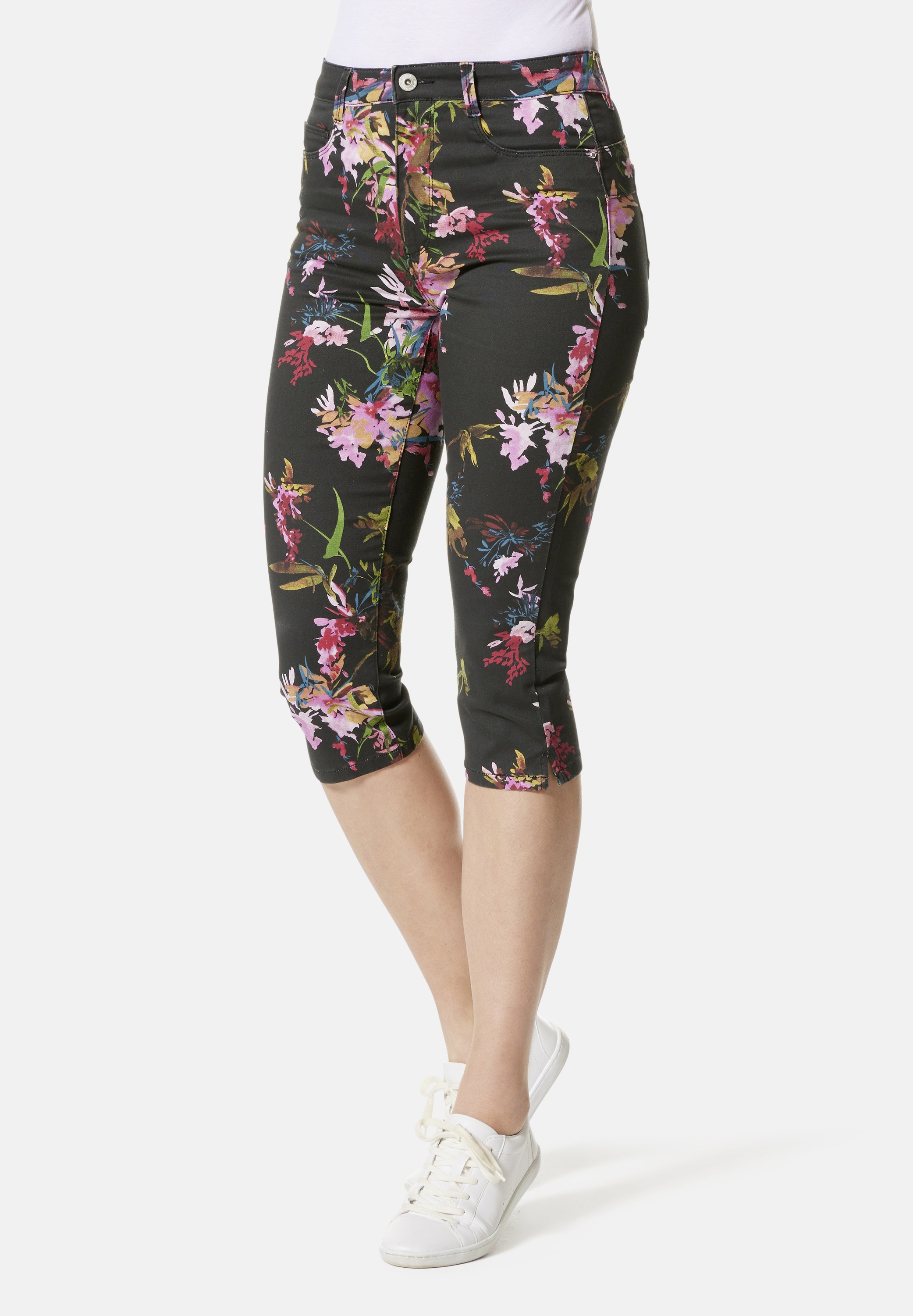 STOOKER WOMEN 7/8-Hose "Print Capri Hose Skinny Fit" Skinny Fit Capri Pants günstig online kaufen