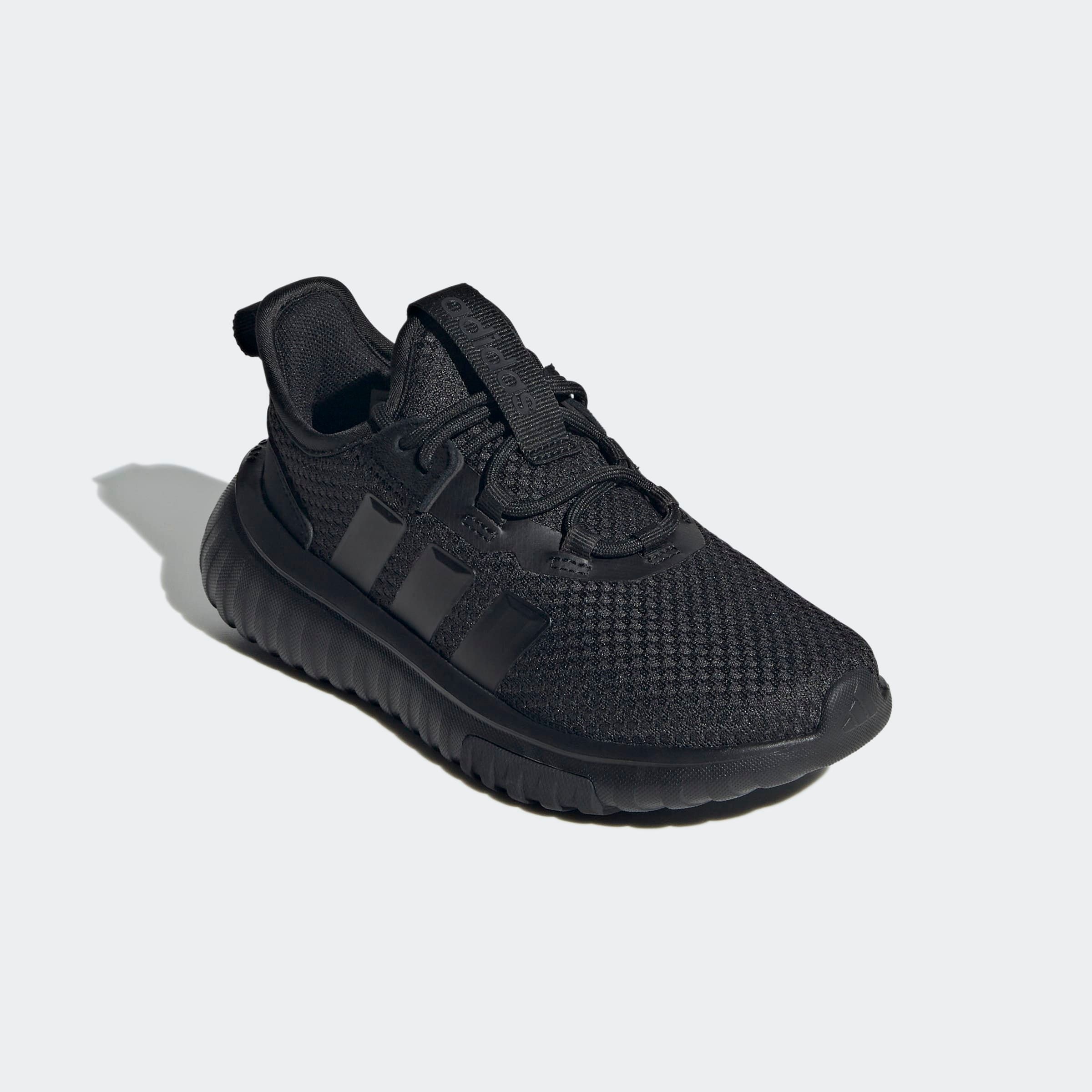 Mädchen Sneaker "KAPTIR 4.0 K", ADIDAS SPORTSWEAR, Gr. 35, schwarz, Synthetik, Textil, Schuhe