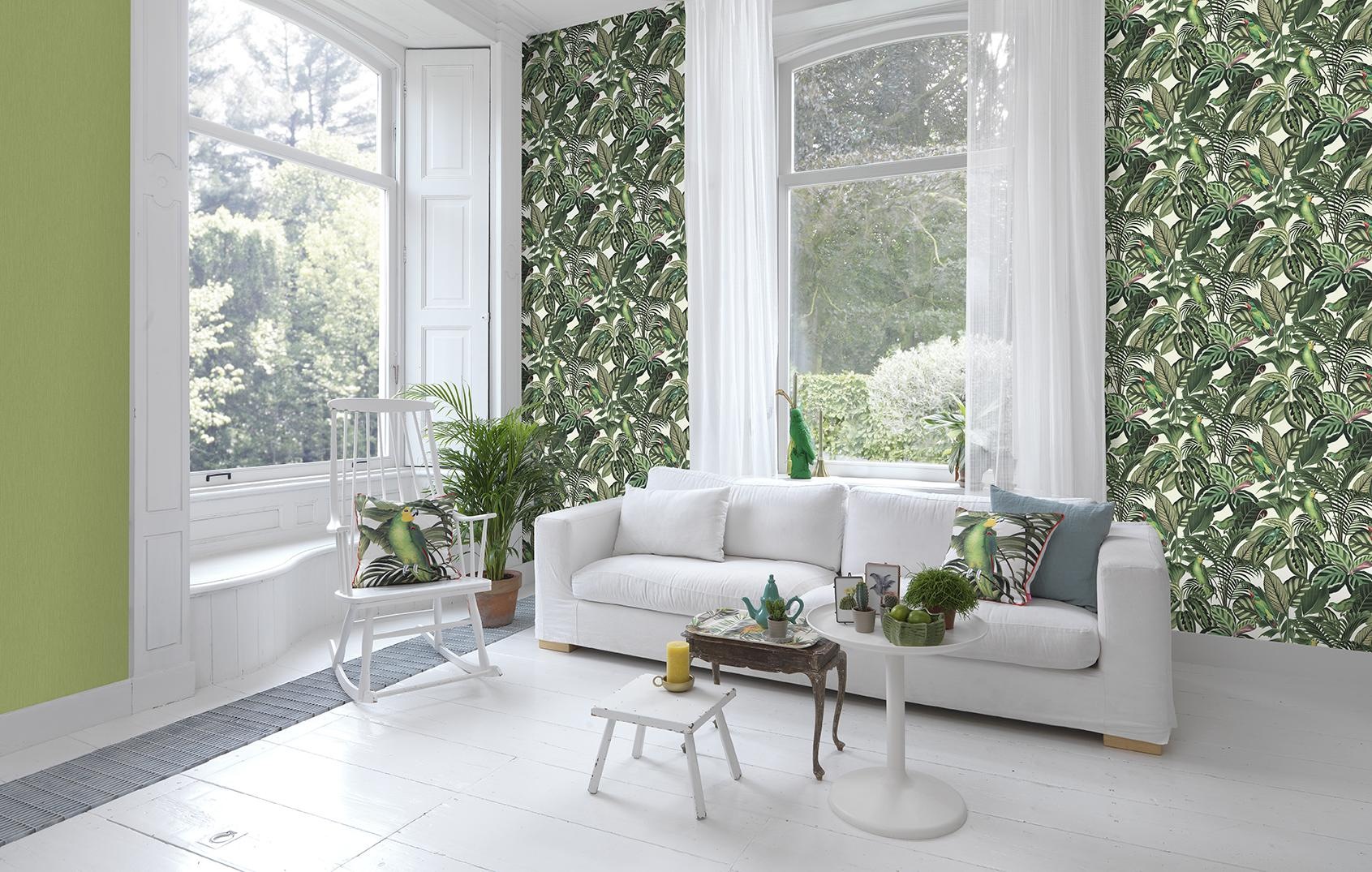 freundin Home Collection Gardine »Freundin Paradise«, (1 St.)