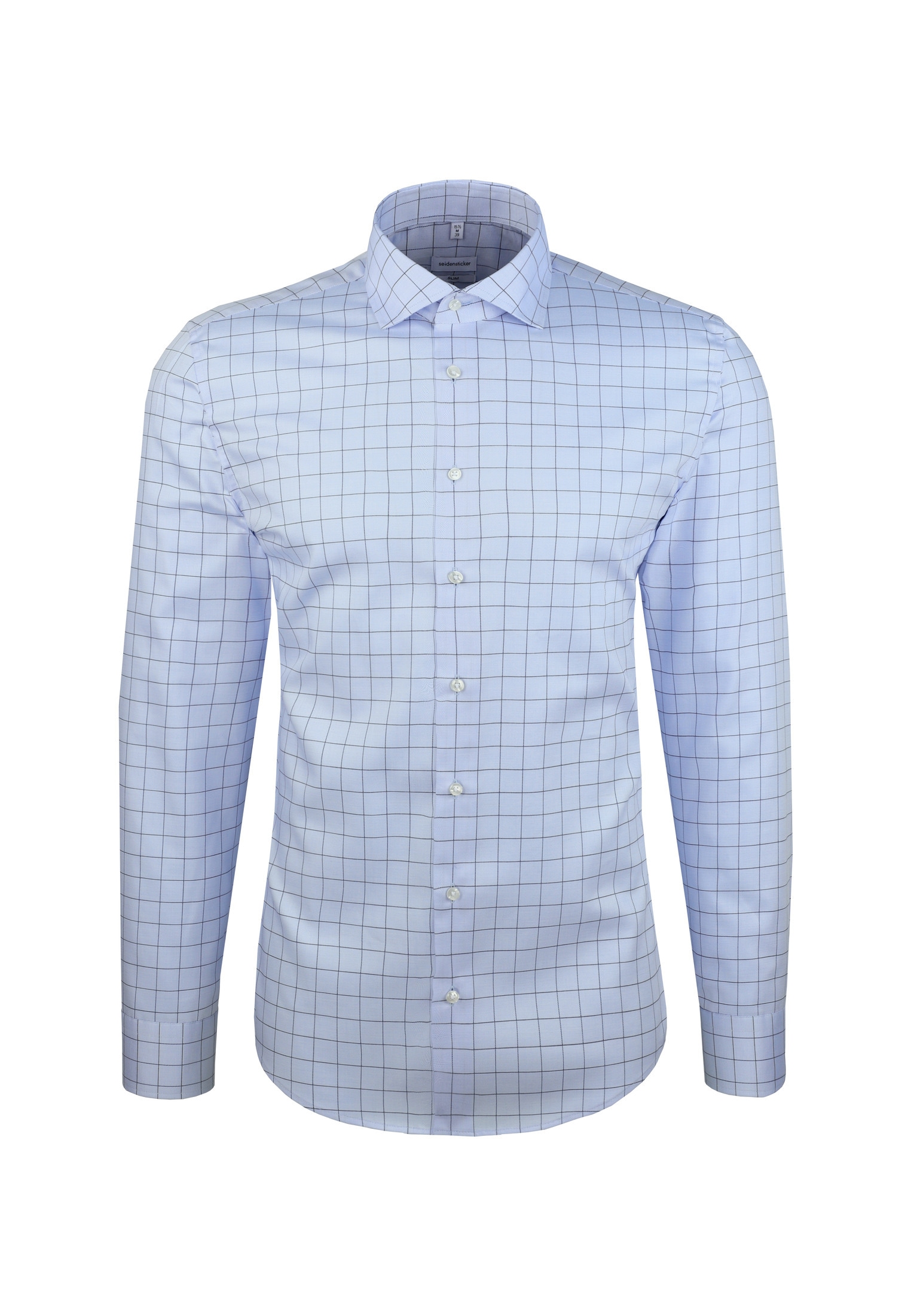 seidensticker Businesshemd »Schwarze Rose« Shaped 1/1 Kentkragen Karo