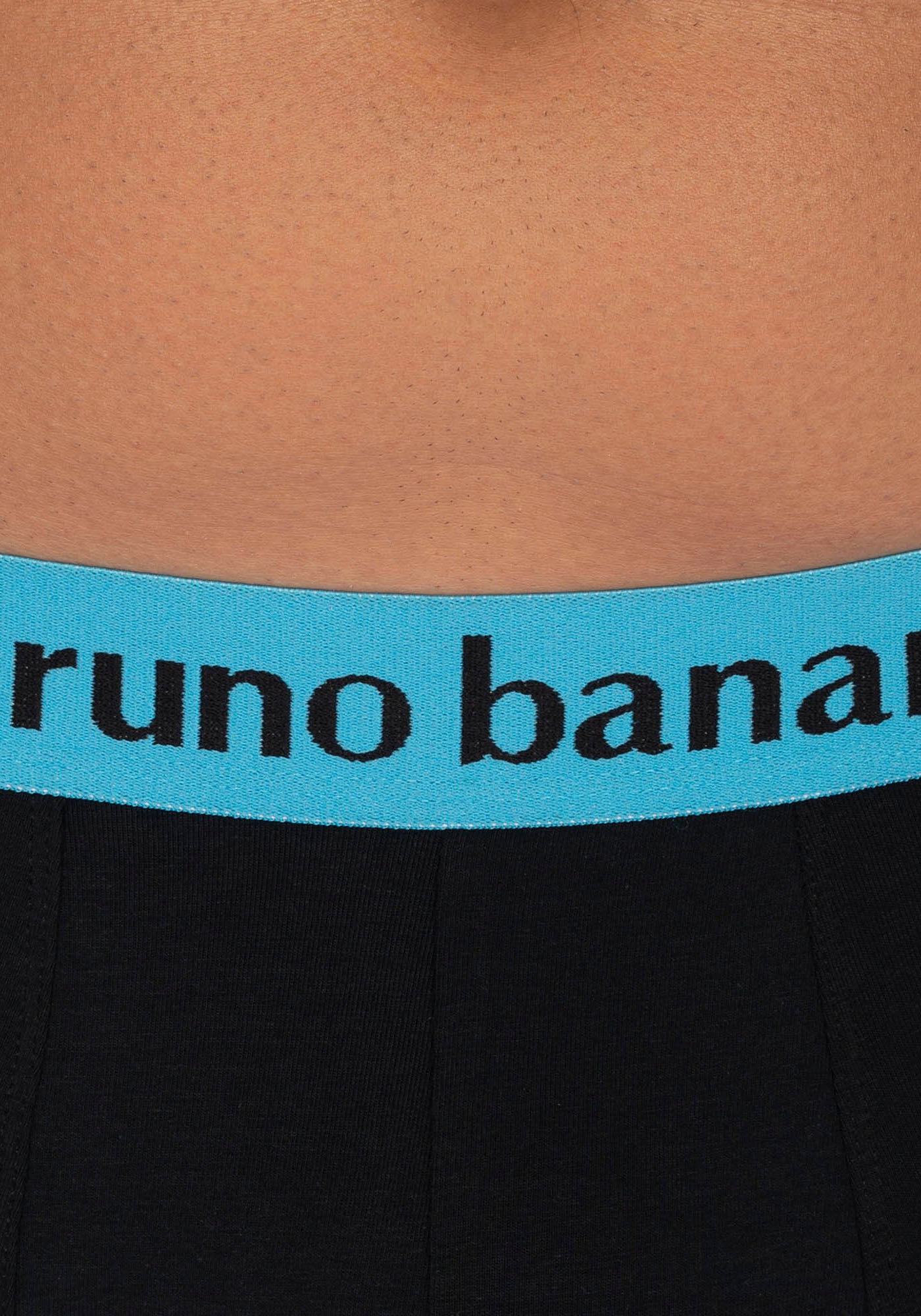 Bruno Banani Boxer »Flowing«, (2er Pack), mit kontrastreichem Logobund