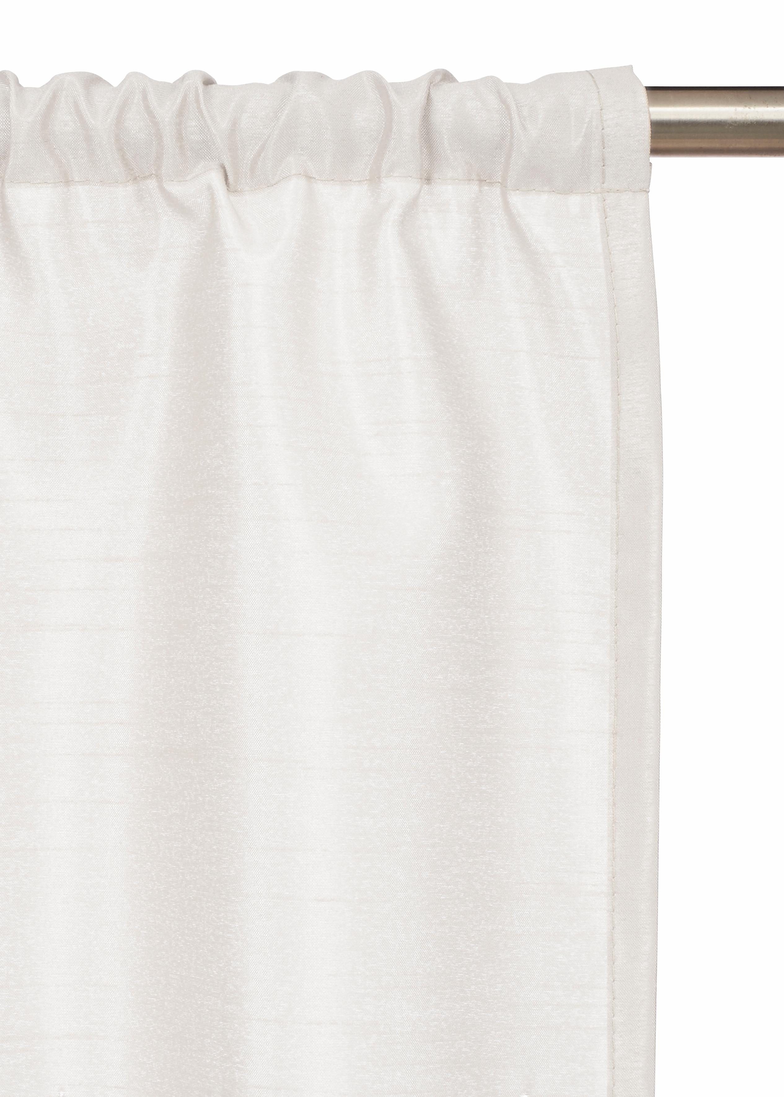 Thumbnail - my home Scheibengardine "VENEDIG" Stangendurchzug 1 Stk. tlg. Fertiggardine, halbtransparent