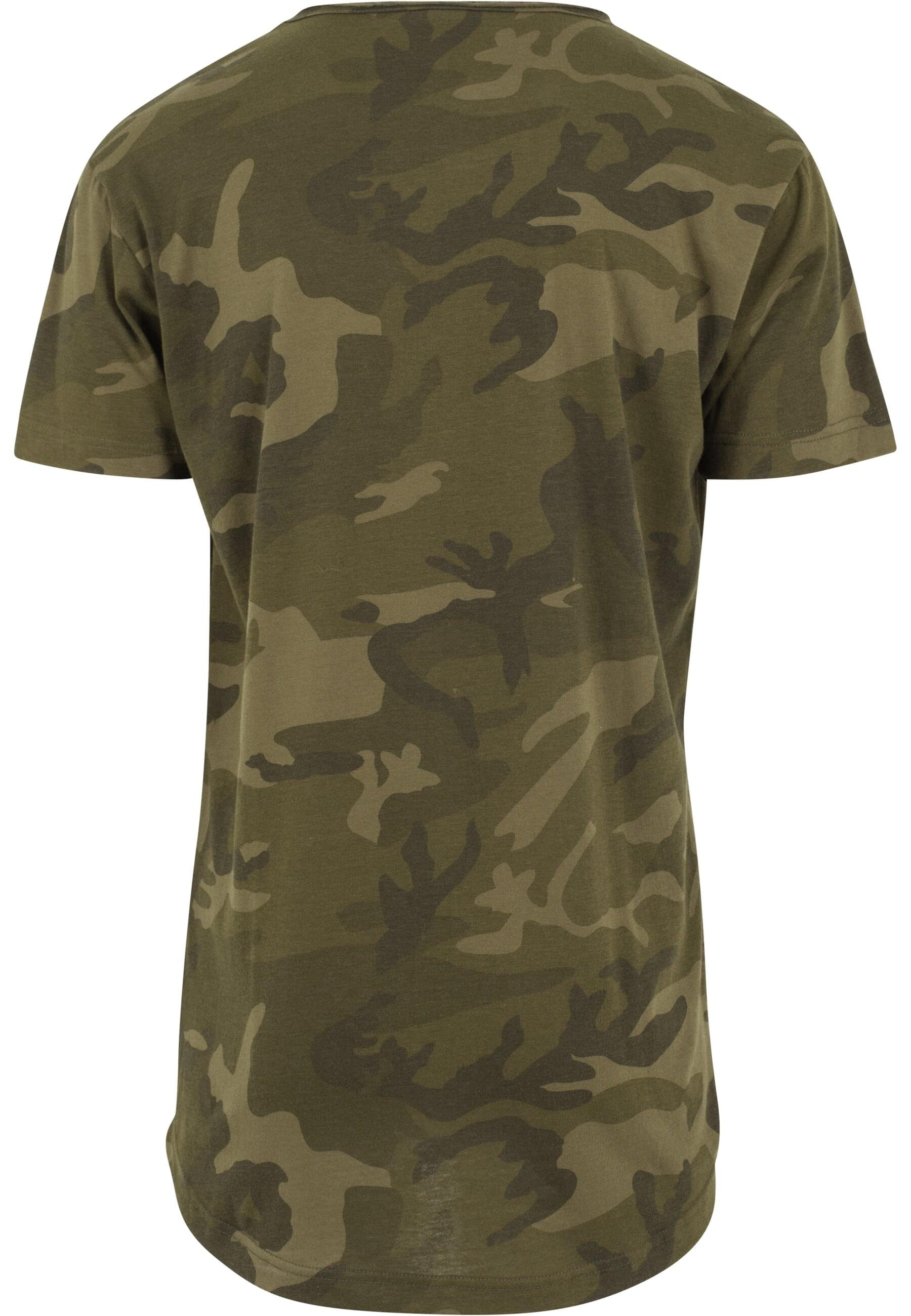 URBAN CLASSICS Kurzarmshirt "Urban Classics Herren Camo Shaped Long Tee" günstig online kaufen