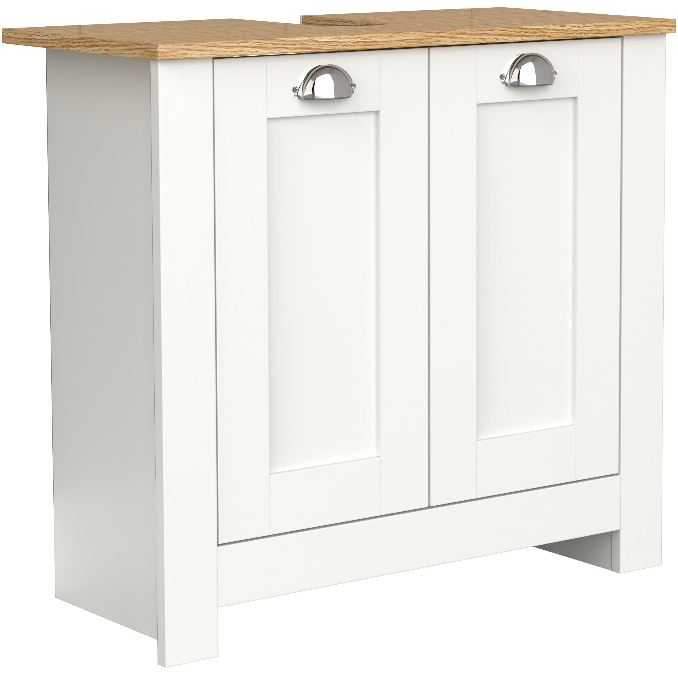 VCM Waschbeckenschrank »Holz Badmöbel Badunterschrank Schrank Balusa M«