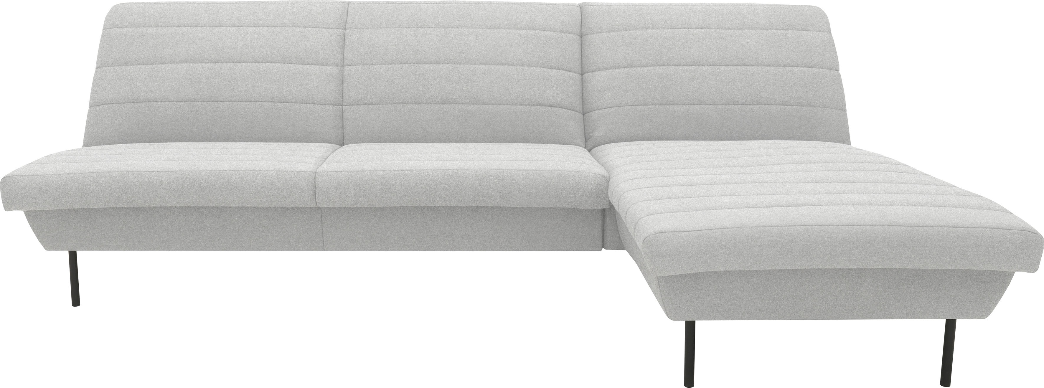 LOOKS by Wolfgang Joop Ecksofa "LOOKS IX L-Form" Quersteppung, ohne Armlehnen