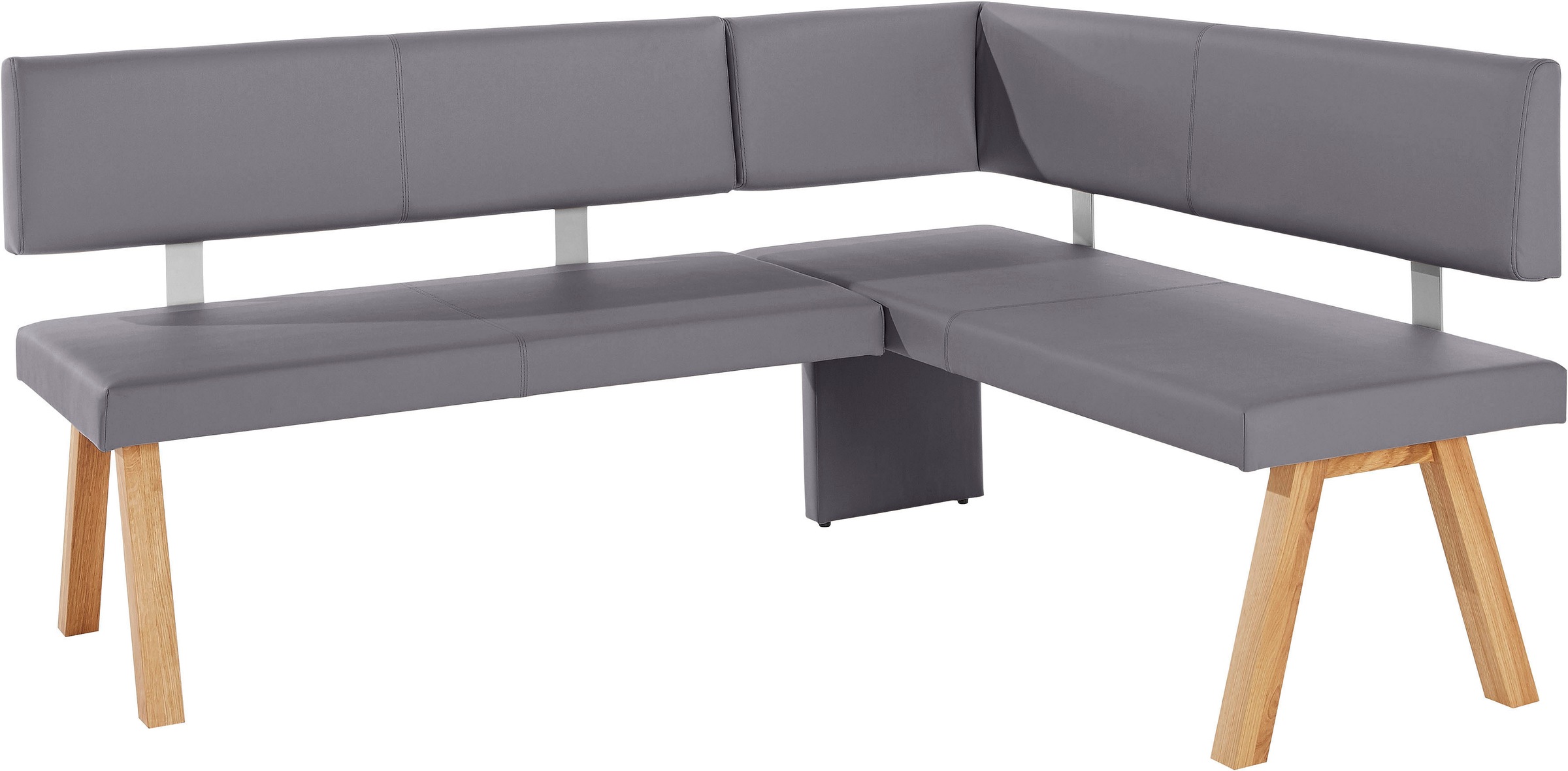Thumbnail - Home affaire Eckbank "Rio" Massivholz in Eiche geölt, Esszimmerbank bequem gepolstert