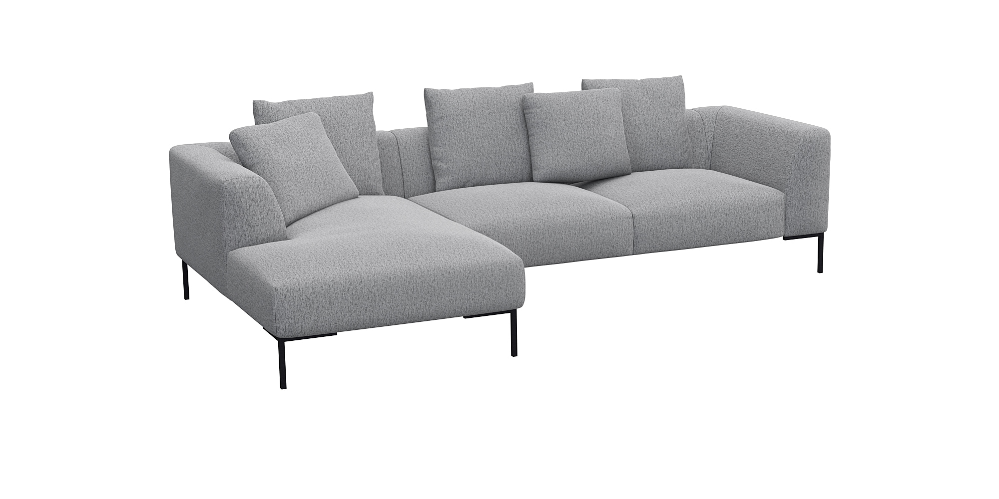 FLEXLUX Ecksofa "Sava Designsofa, bequem und komfortabel, L-Form", Taschenf günstig online kaufen