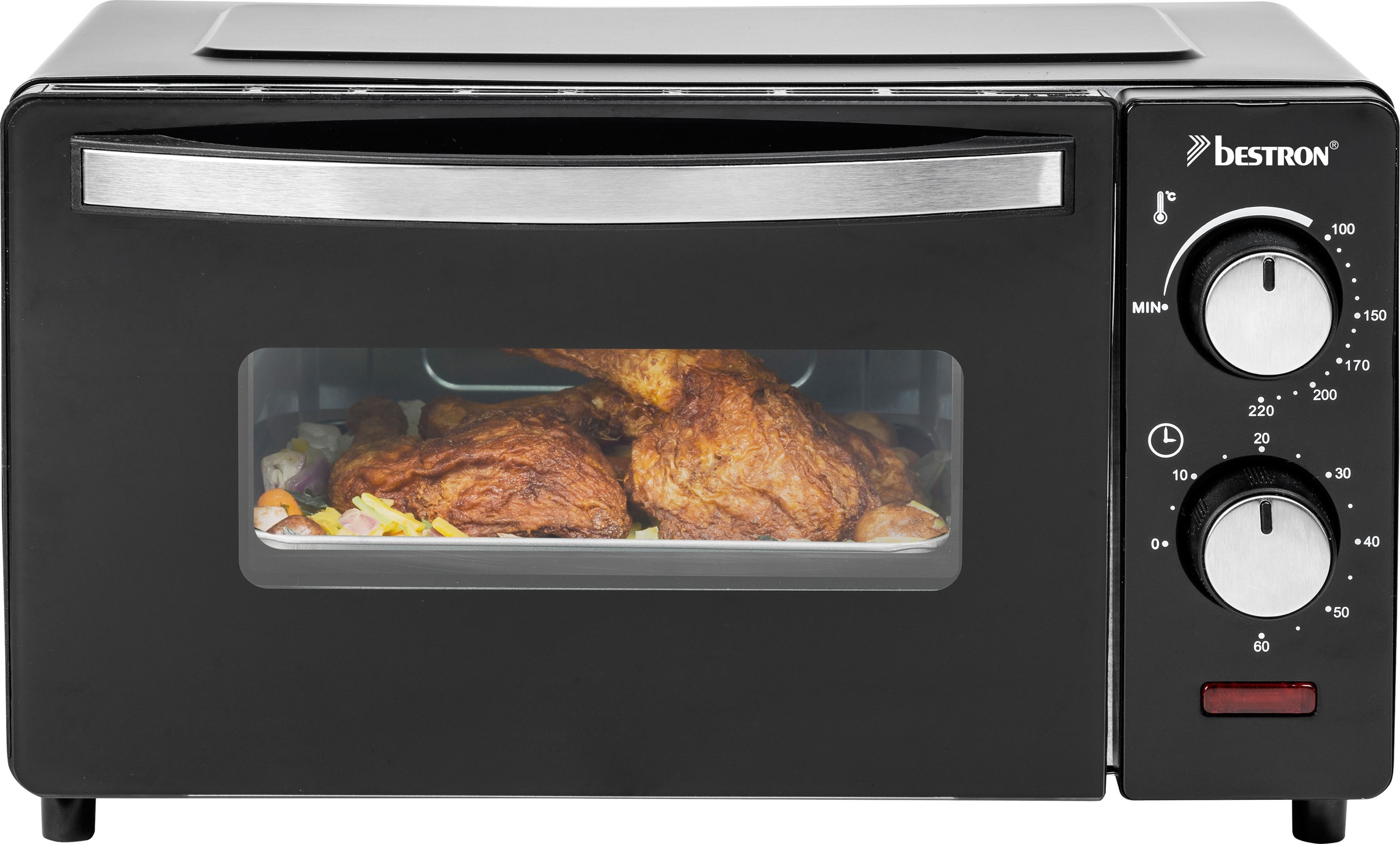 bestron Minibackofen »AOV9 kompaktes Gerät«, 800 Watt, Schwarz online  kaufen | BAUR