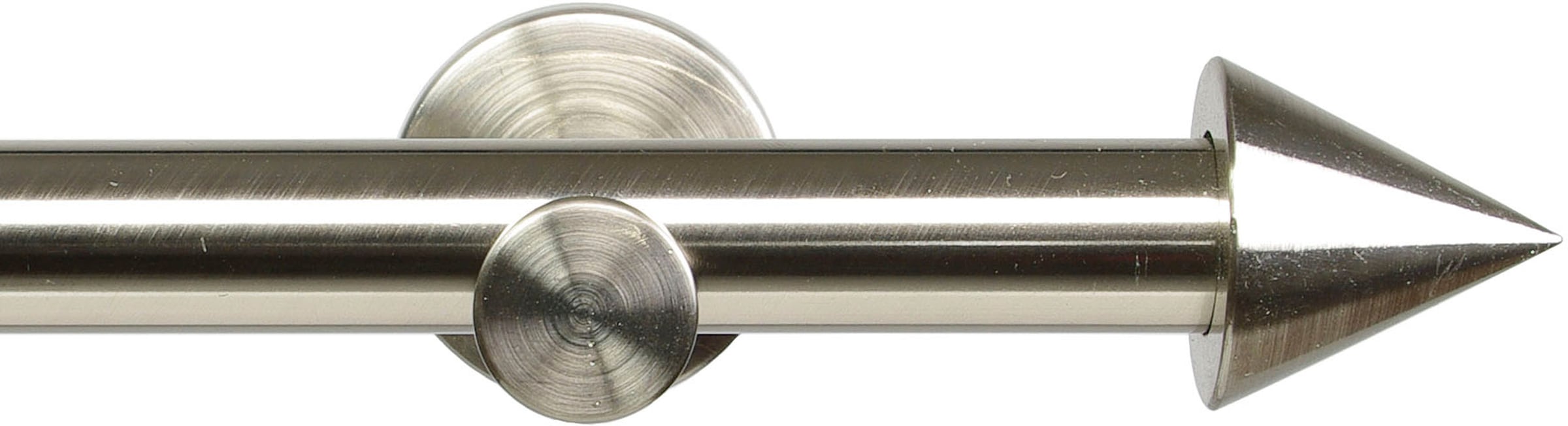 Liedeco Gardinenstange "Modern Line Kegel" Ø 16 mm 1 läufig-läufig Fixmaß günstig online kaufen