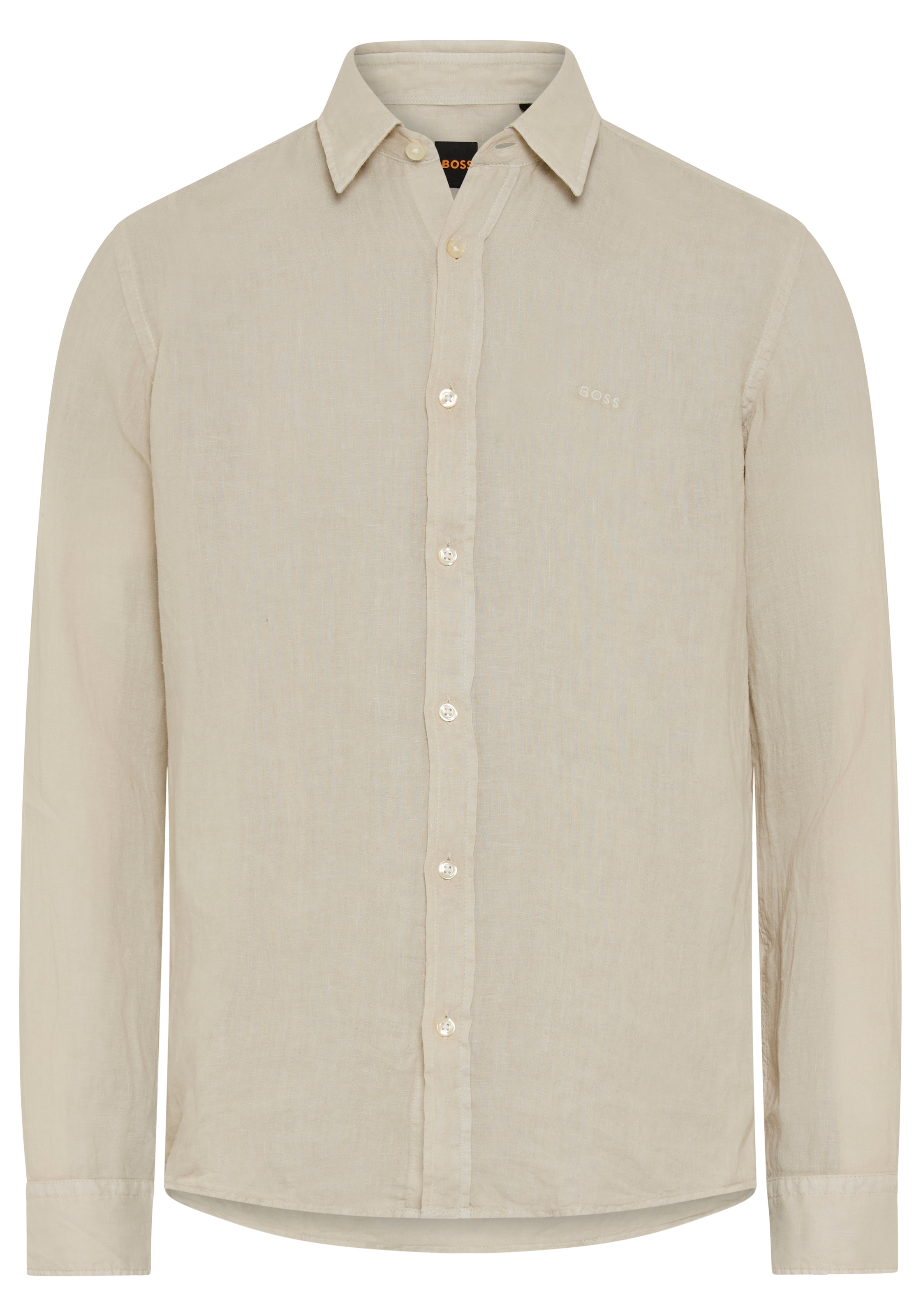 BOSS ORANGE Leinenhemd "Relegant 6 M" Kentkragen, reines Leinen, Regular Fi günstig online kaufen