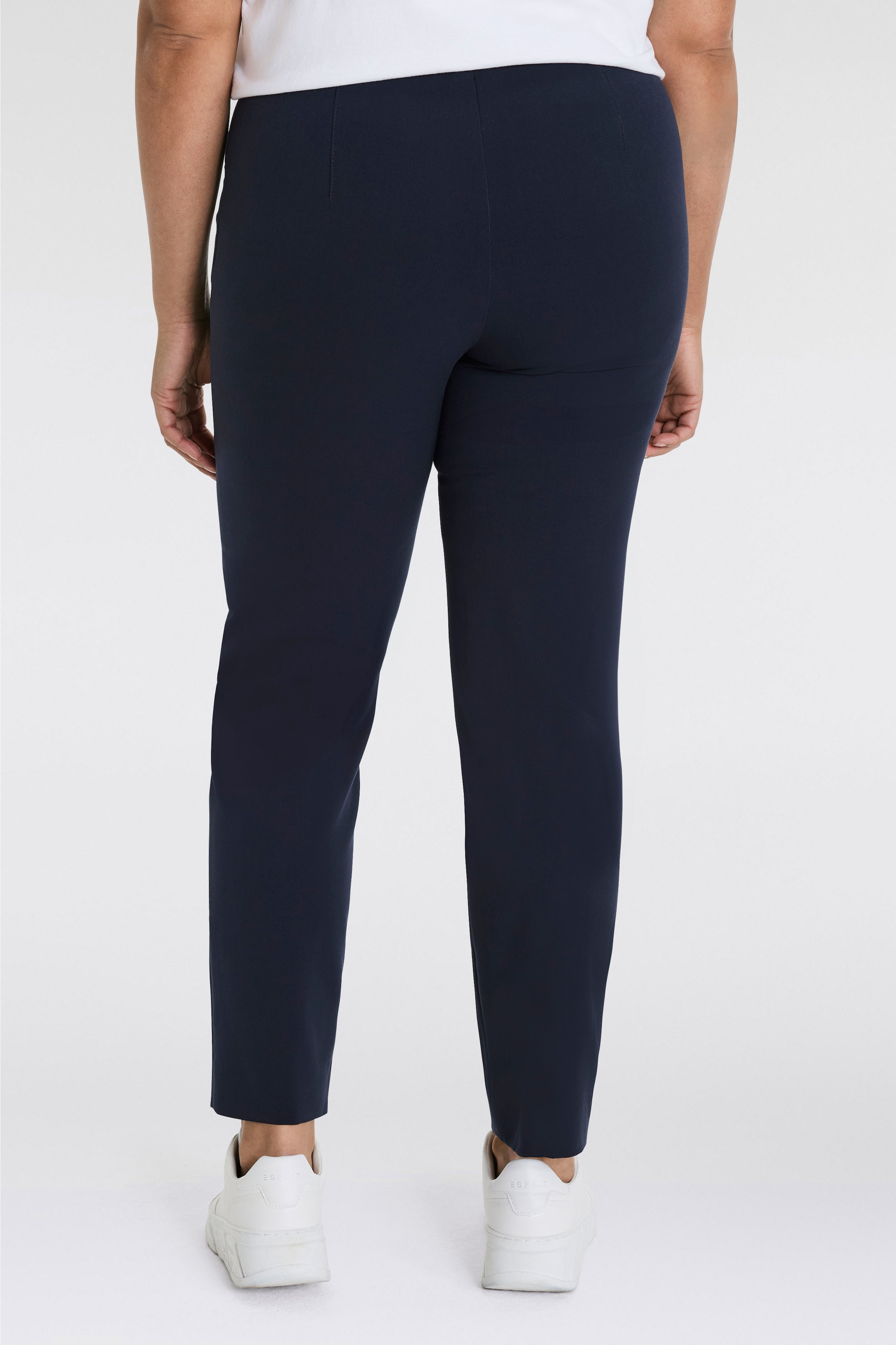 KjBRAND Schlupfhose »Schlupfhose Susie in Bi-Stretch, Kammgarnoptik«, ideal für kräftige Oberschenkel
