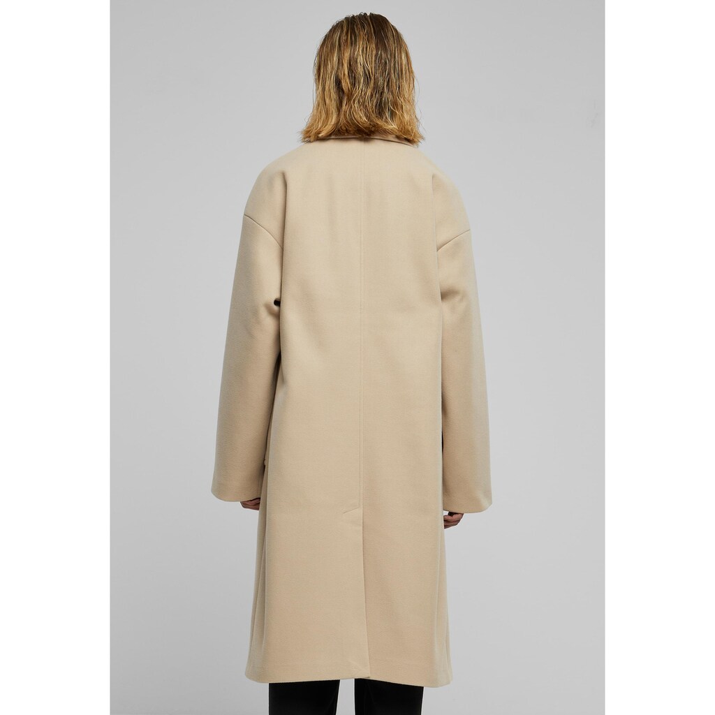 URBAN CLASSICS Langjacke »Damen Ladies Oversized Long Coat«, (1 St.), ohne Kapuze