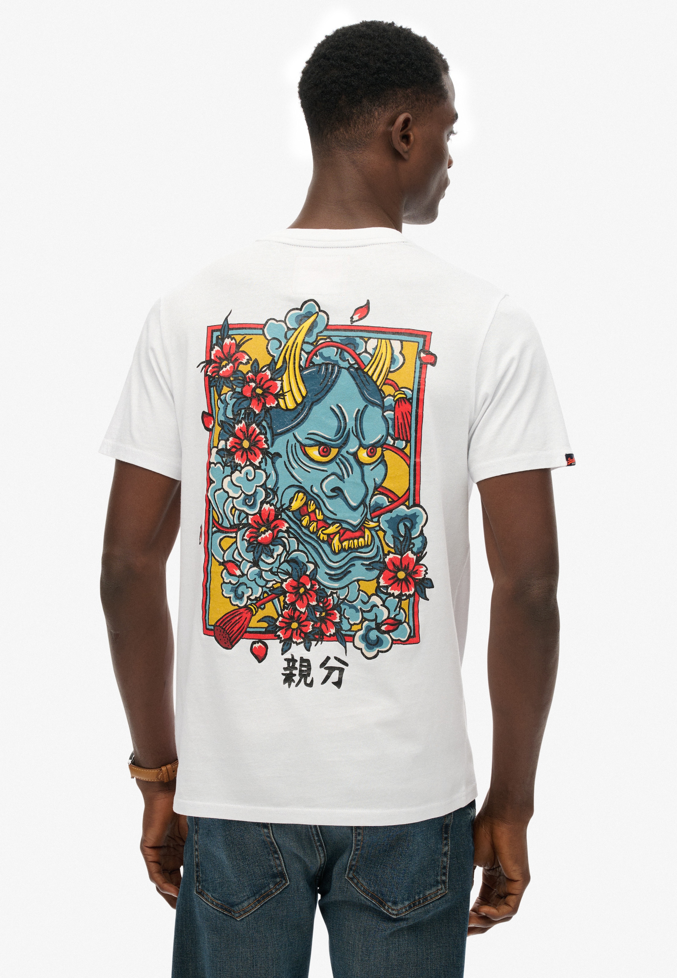 Superdry Rundhalsshirt »VL TOKYO RELAXED TEE«, mit coolem Tattoo-Print