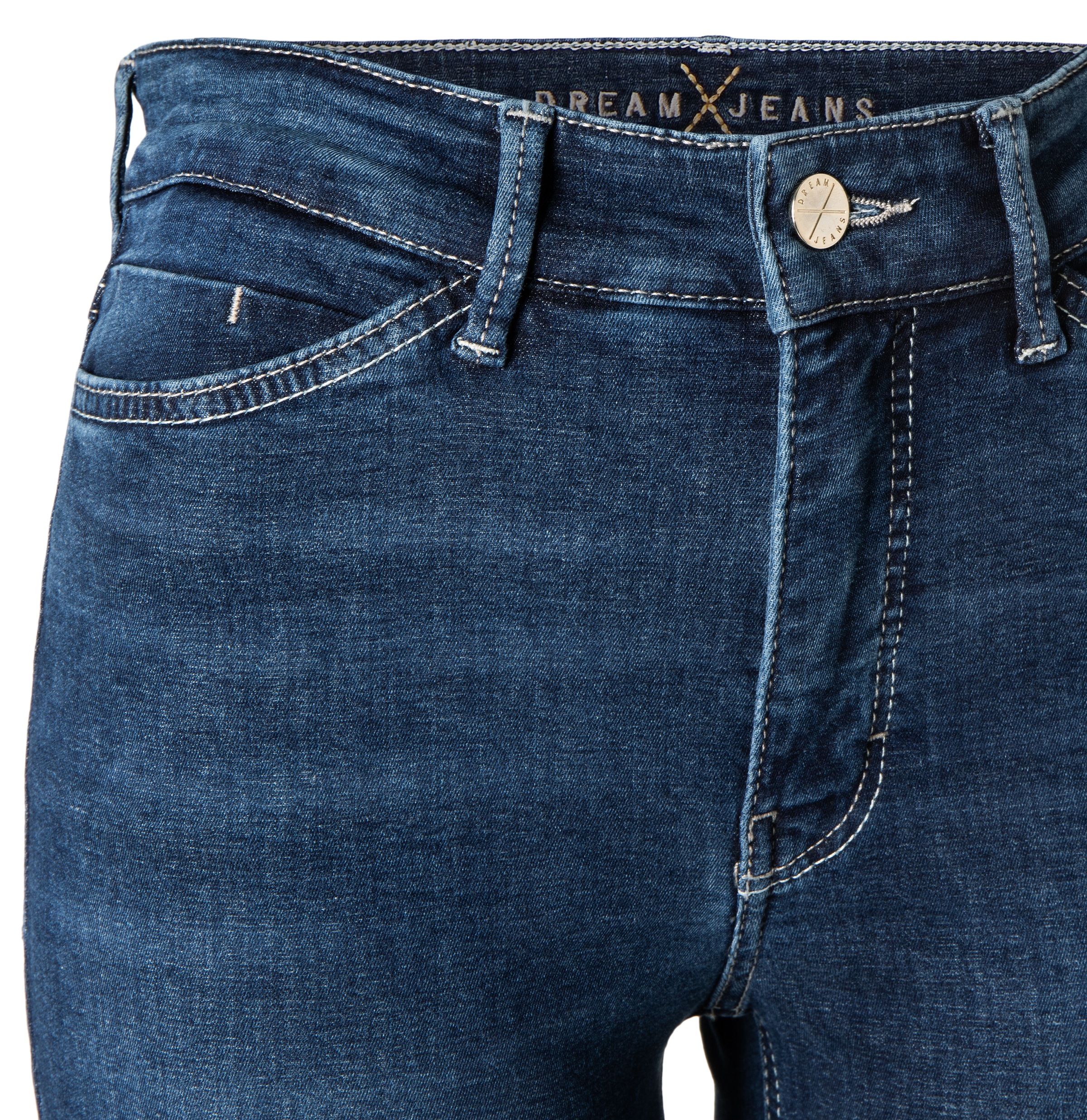 MAC 7/8-Jeans »Dream Chic«, verkürzte Form mit Reißverschluss