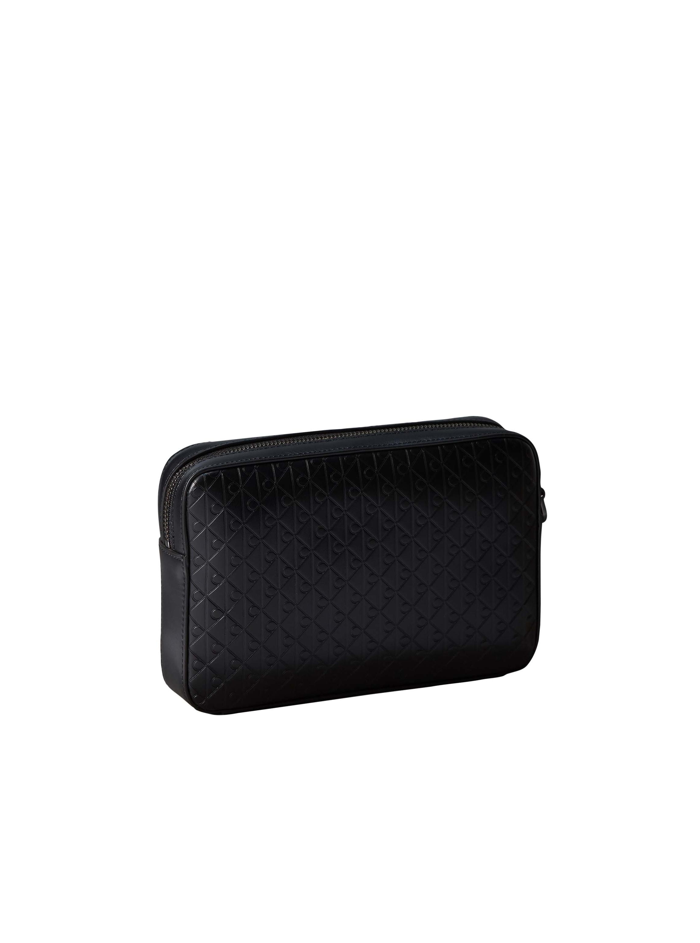 Calvin Klein Kulturbeutel »REFINED EMBLEM MIX POUCH W/ HAND« Unisex MiniBag, Hygienebeutel mit stylischer CK-Logoprägung