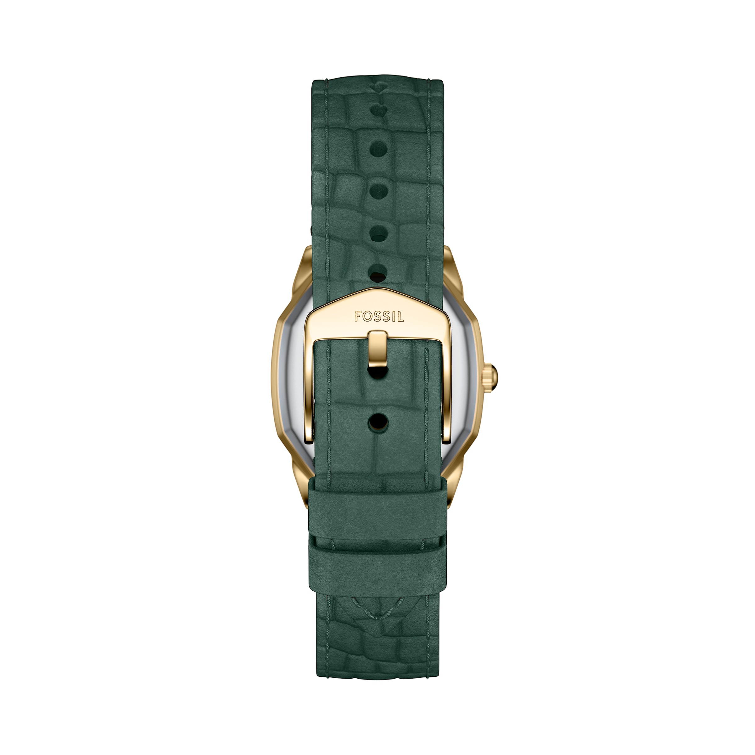 Fossil Quarzuhr »HARLOW«, Armbanduhr, Damenuhr, Lederarmband, analog