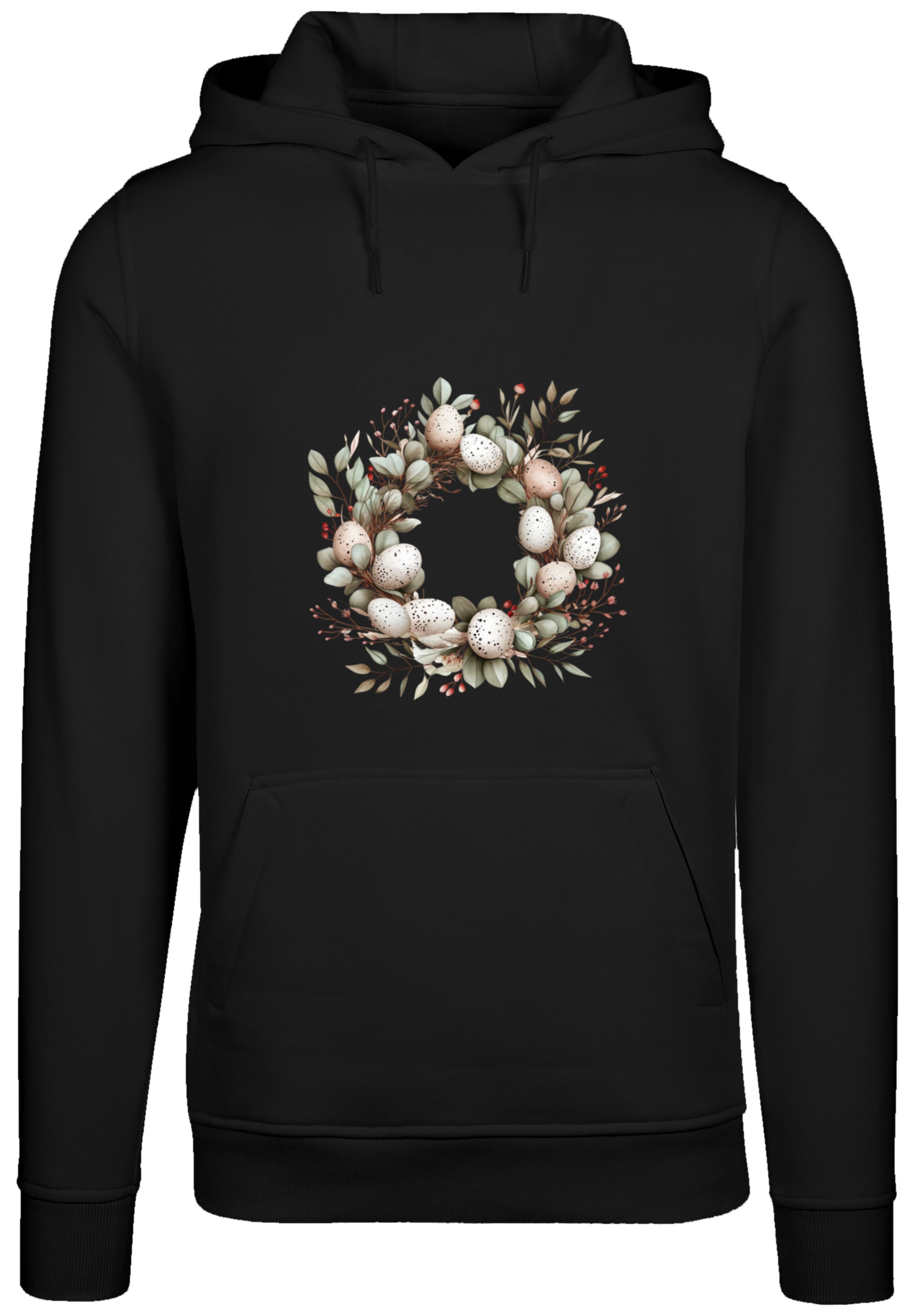 F4NT4STIC Kapuzenpullover »Osterkranz Eierkranz Blumenring«, Premium Qualität