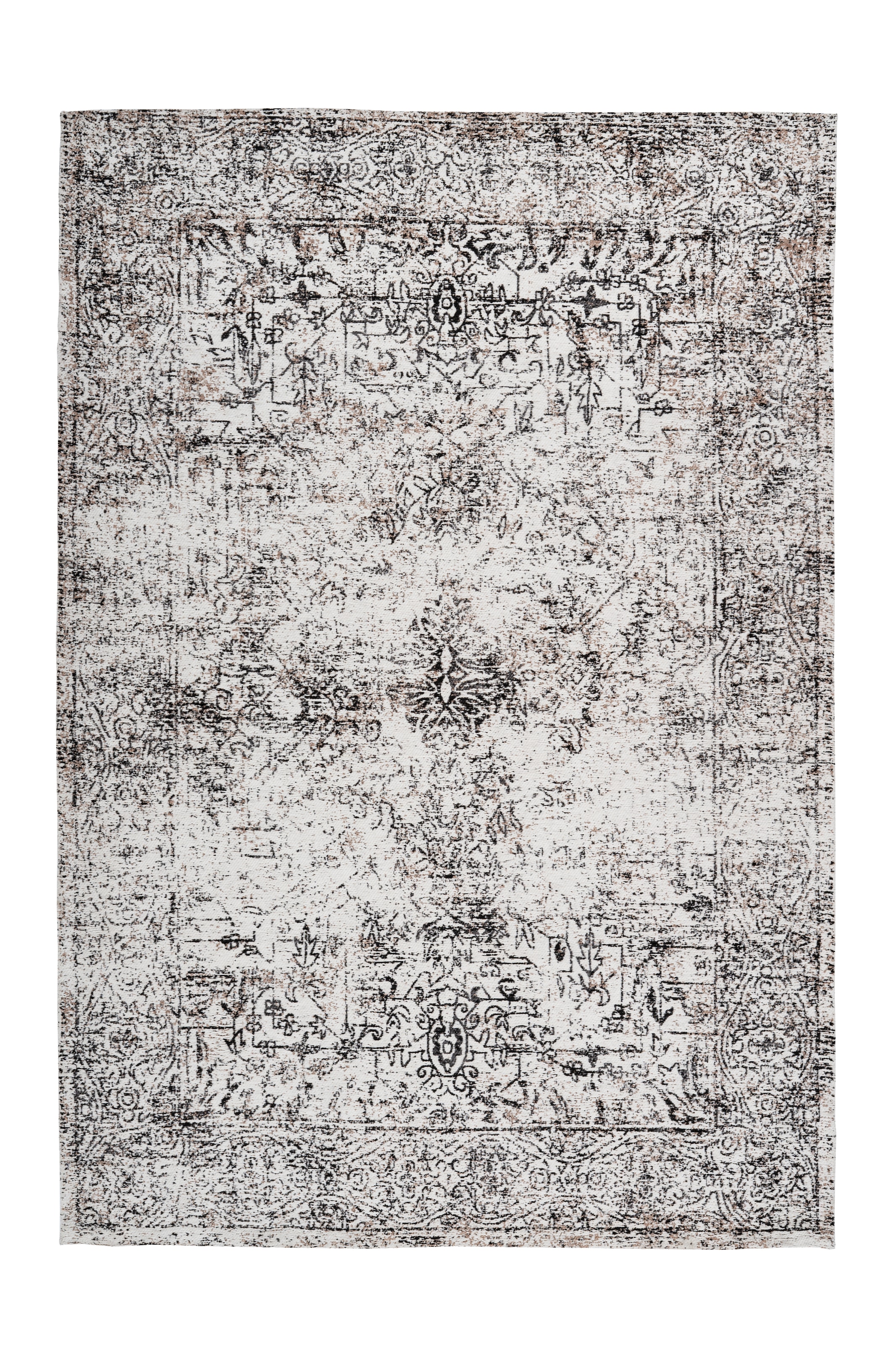 Arte Espina Teppich »Iglesia 500«, rechteckig, 10 mm Höhe, Jacquard-Teppich, dezente Farbwahl, Rücken aus 100 % Baumwolle