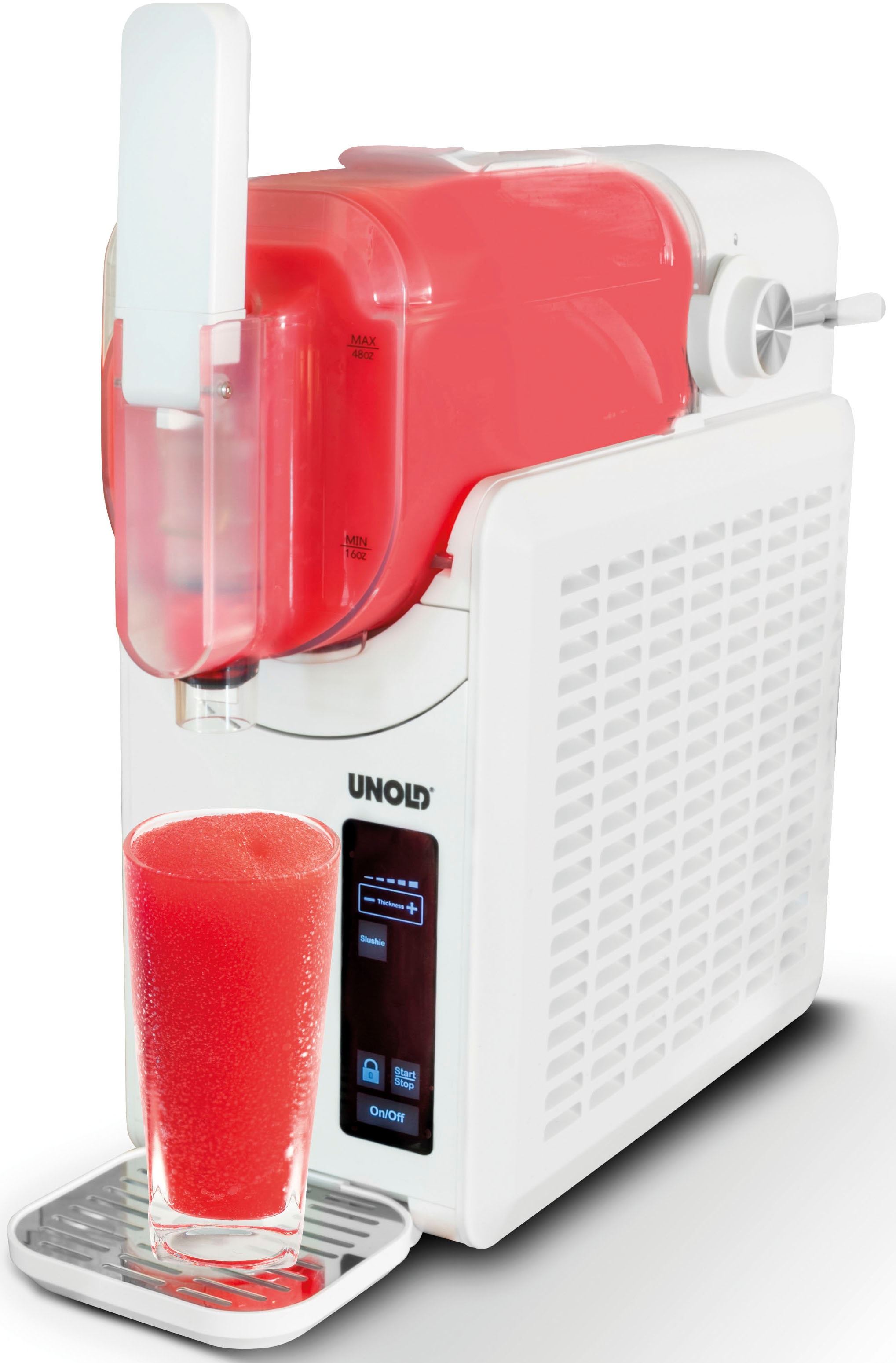 UNOLD Slush-Eismaschine "Susi 48940", B:42,9cm H:44,6cm T:17,5cm, weiß, Eismaschinen