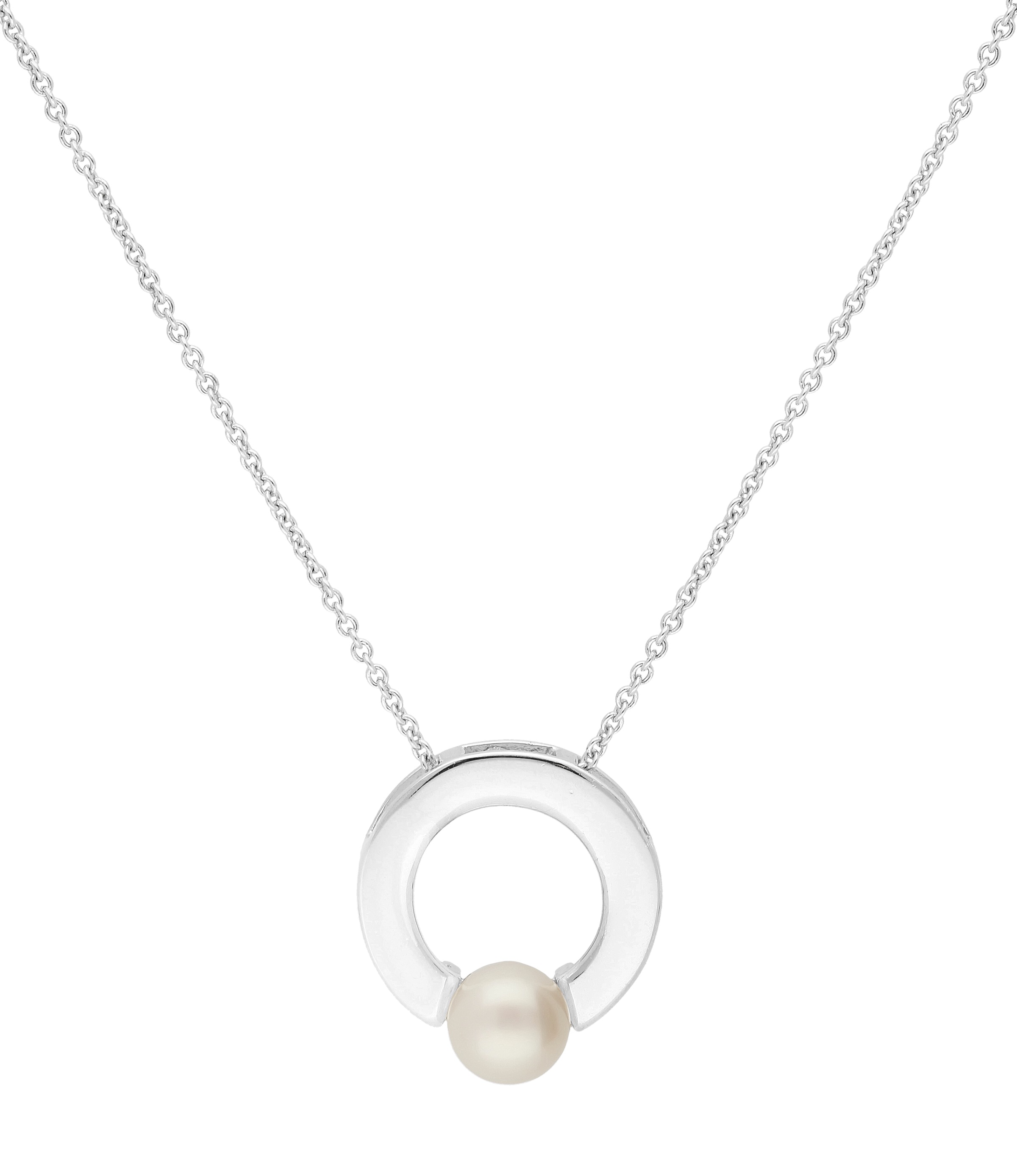 Kette mit Anhänger »button pearl«