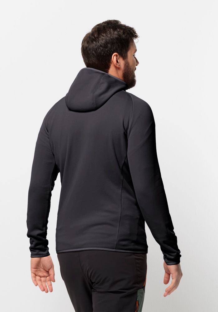 Jack Wolfskin Fleecejacke »BAISELBERG HOODED FZ M«, mit Kapuze
