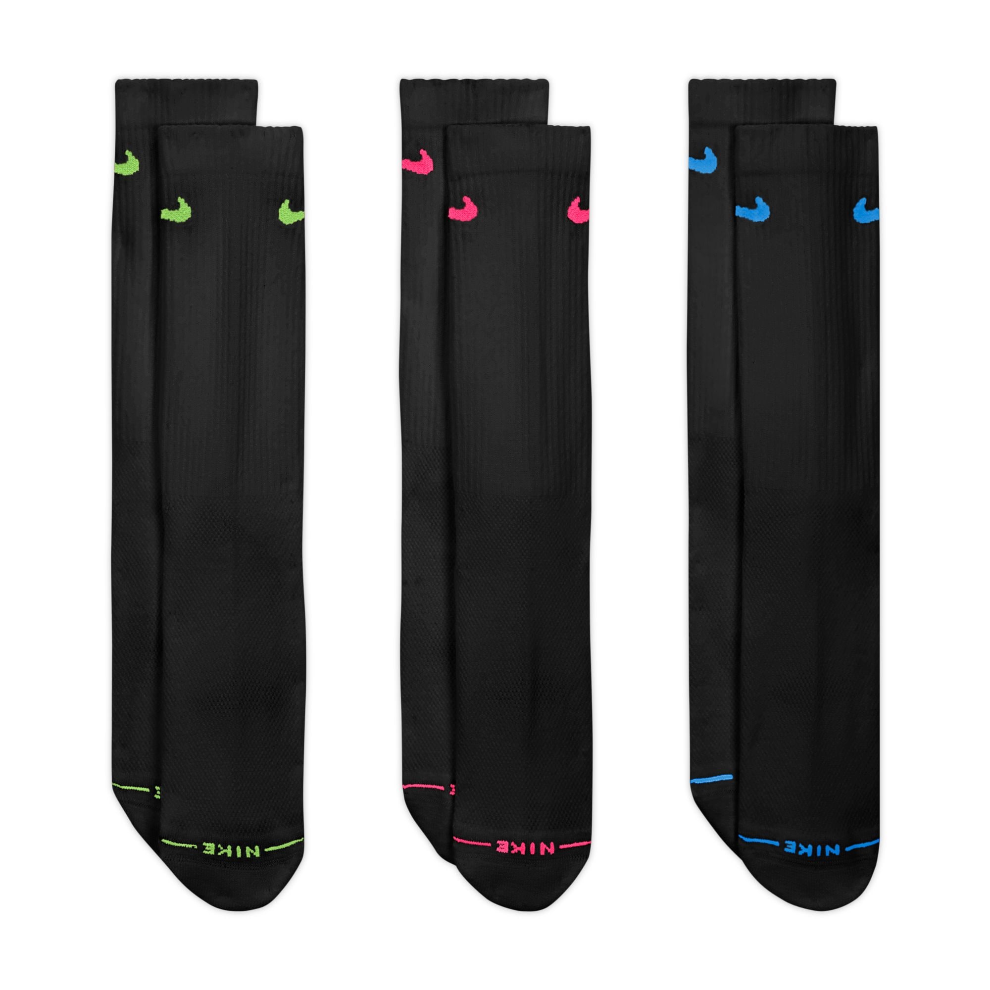 Nike Sportsocken »U NK ED ELVD CRW 3P - 144« für sportliche Aktivitäten, sportlicher Stil, angenehmes Tragegefühl