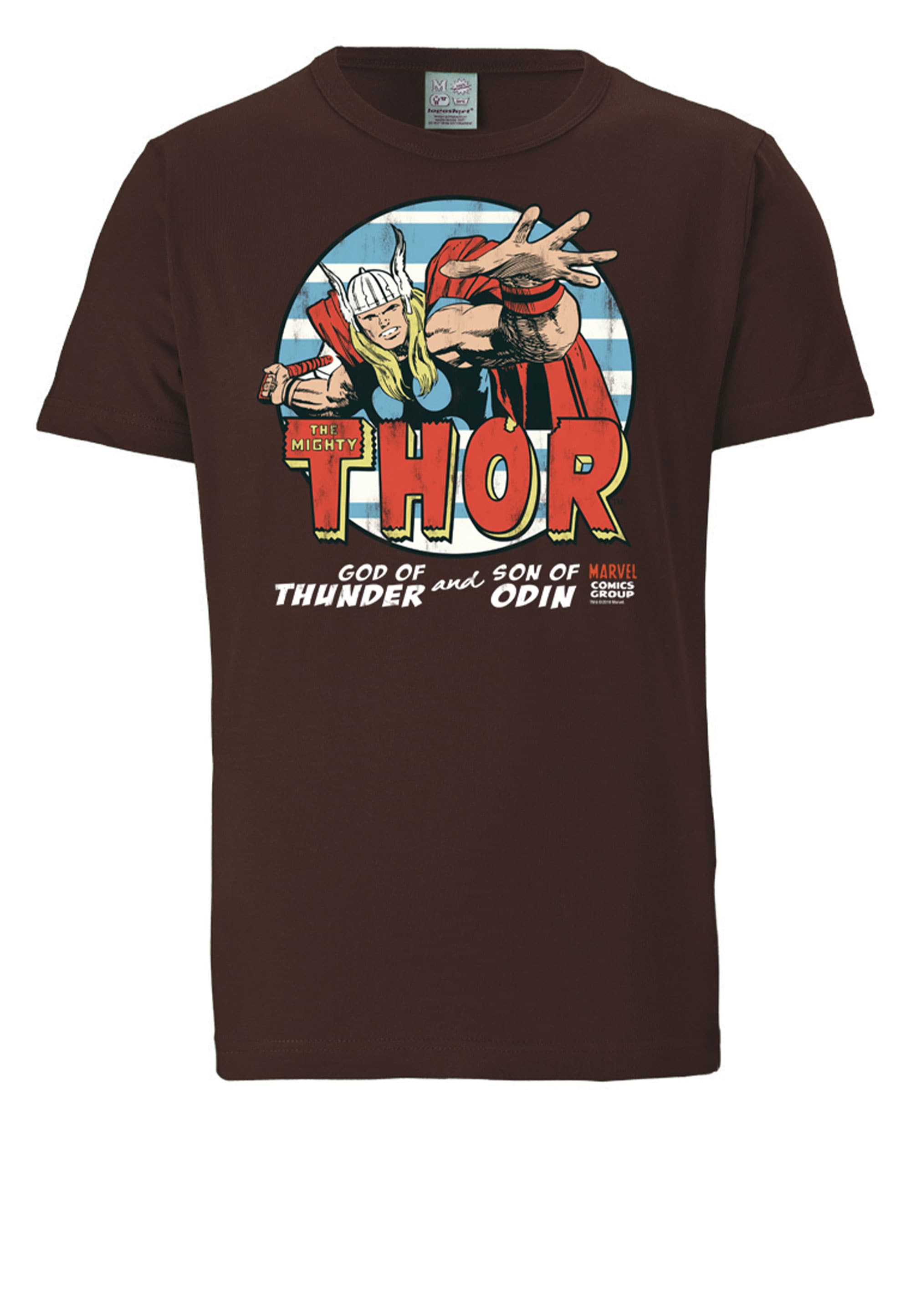 LOGOSHIRT T-Shirt »Marvel - Mighty Thor«, mit coolem Print
