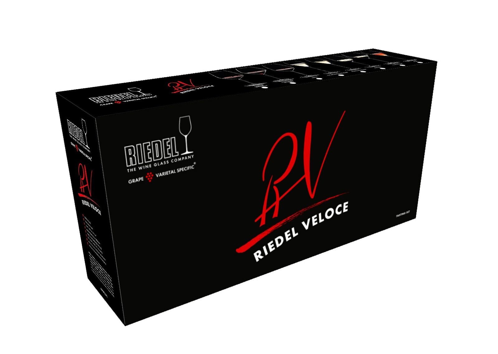 RIEDEL THE WINE GLASS COMPANY Weinglas »Verkostungsset Gläserset Veloce 4er Set transparent« Spülmaschinengeeignet