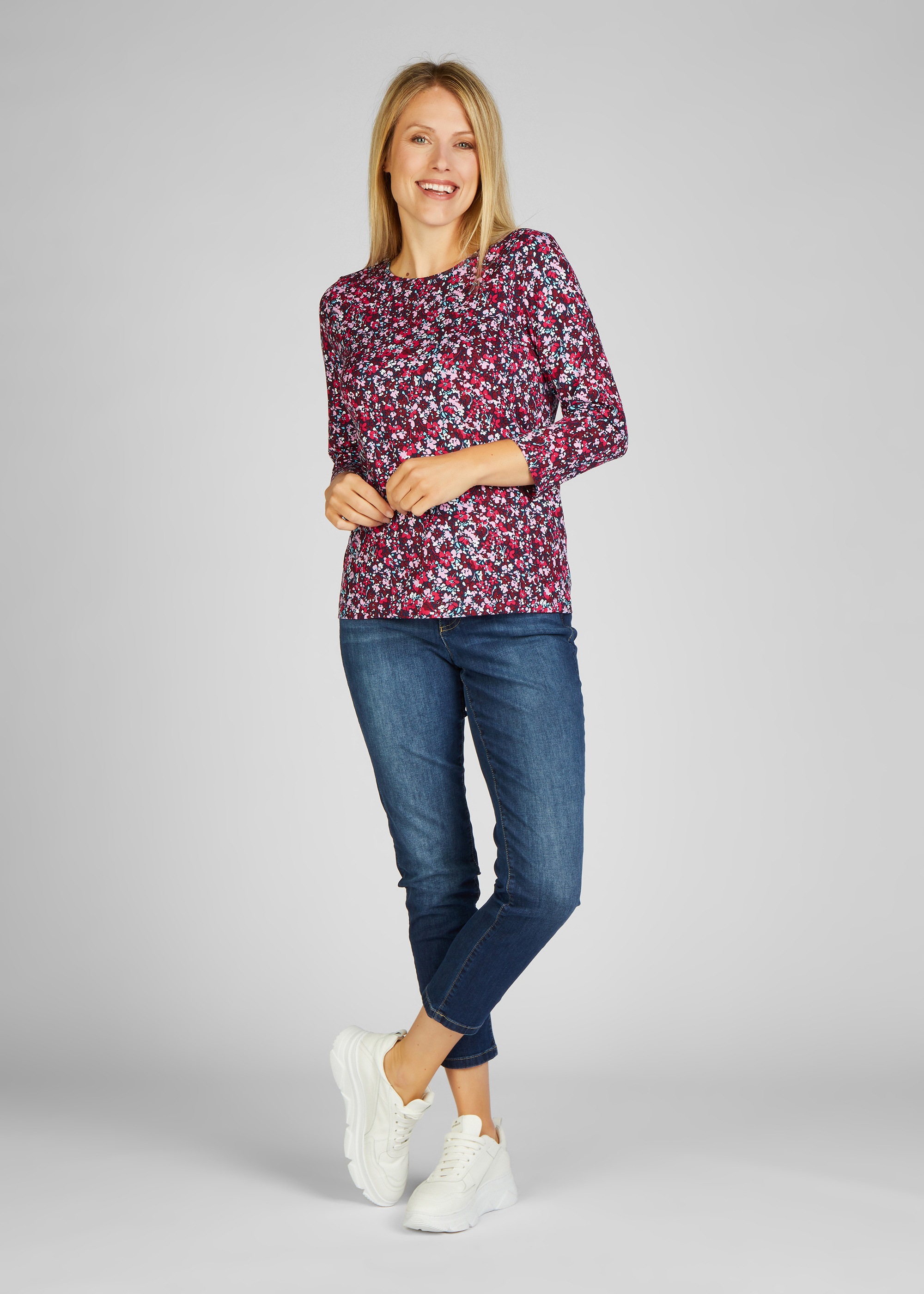Rabe Shirtbluse, mit floralem Allover-Muster für kaufen | BAUR