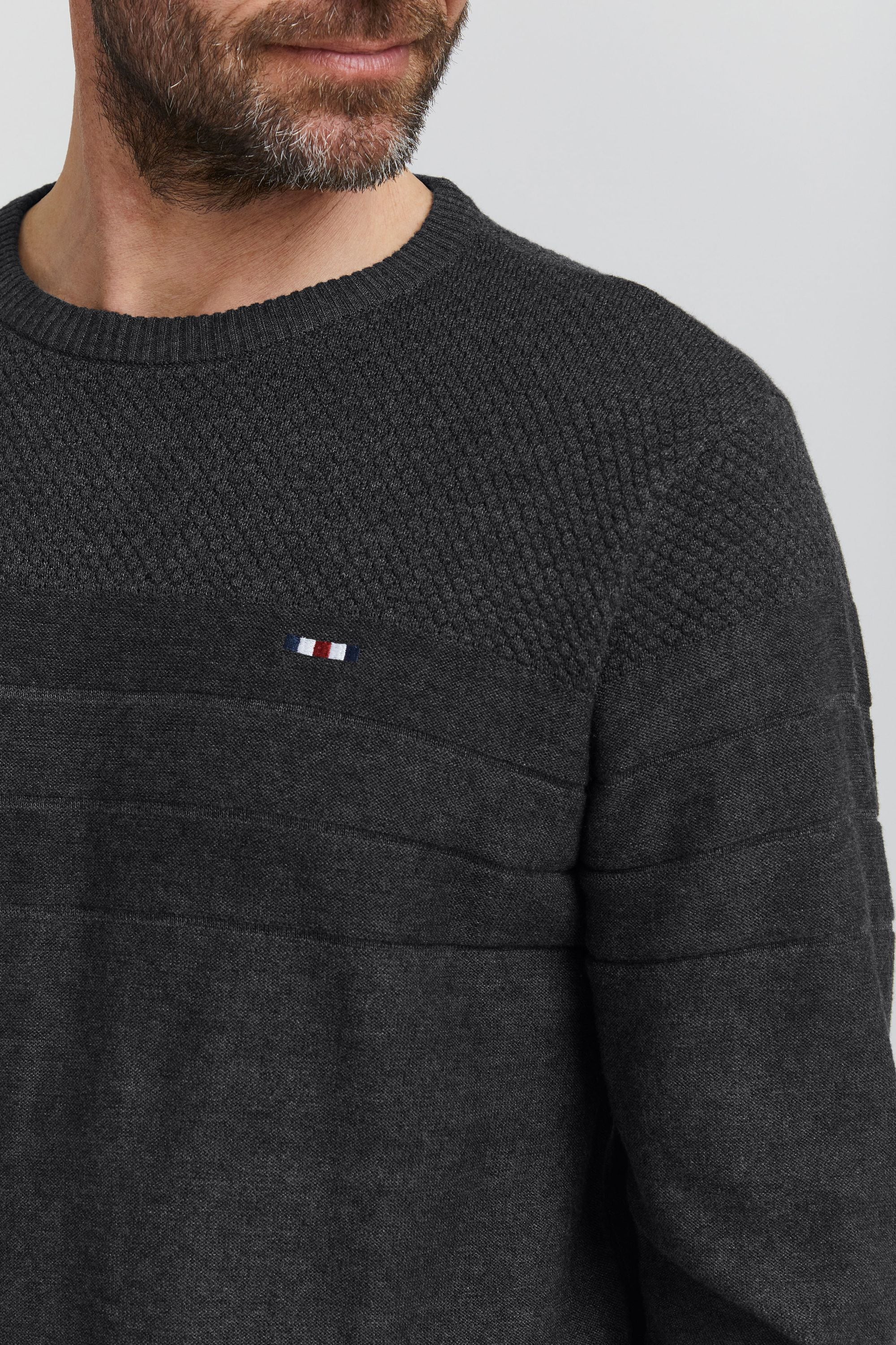 FQ1924 Strickpullover »Strickrundhalspullov FQSaban«