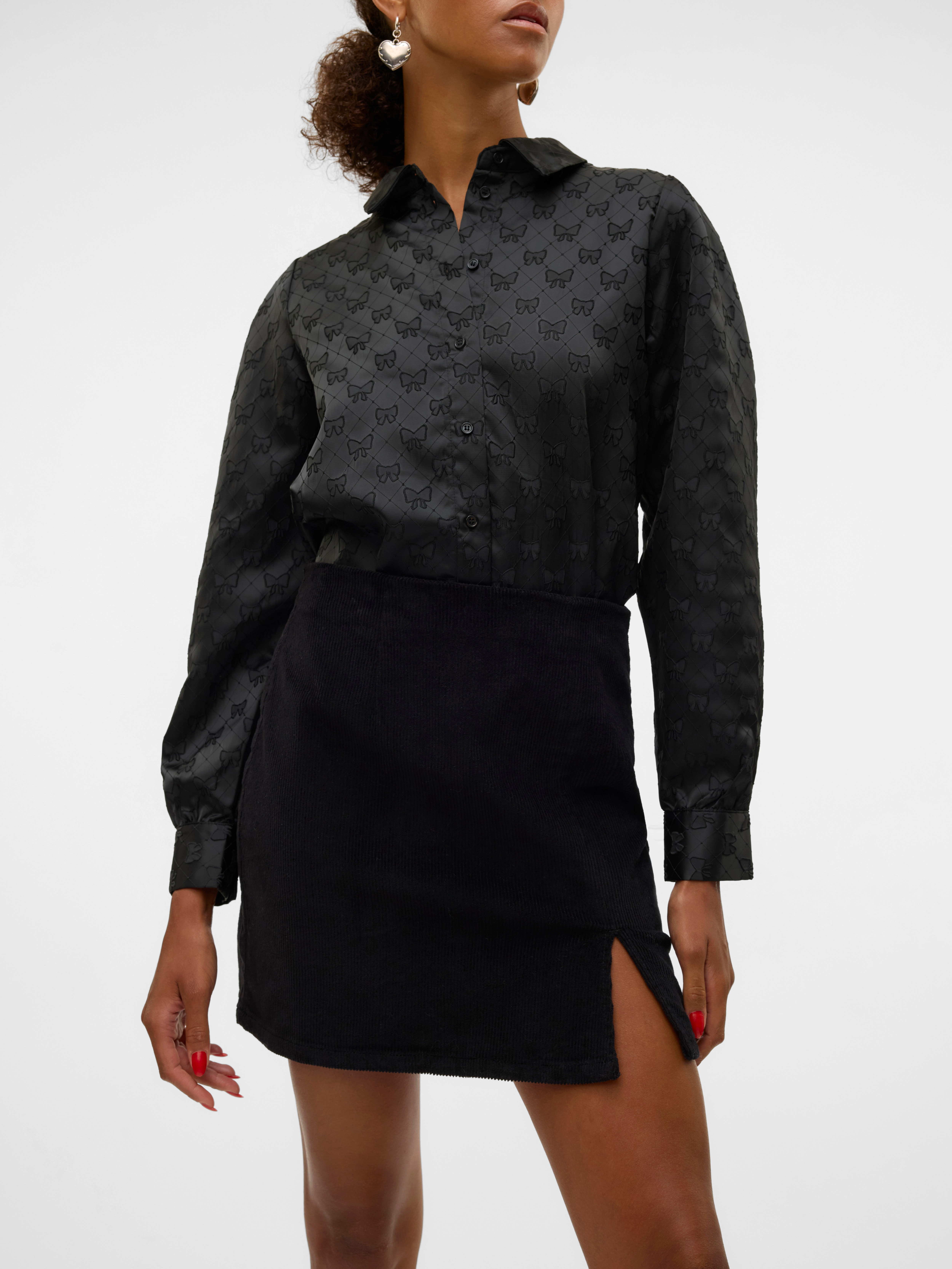 Thumbnail - Vero Moda Minirock "VMLULA NELLY HR SHORT CRDRY SKIRT NOOS"