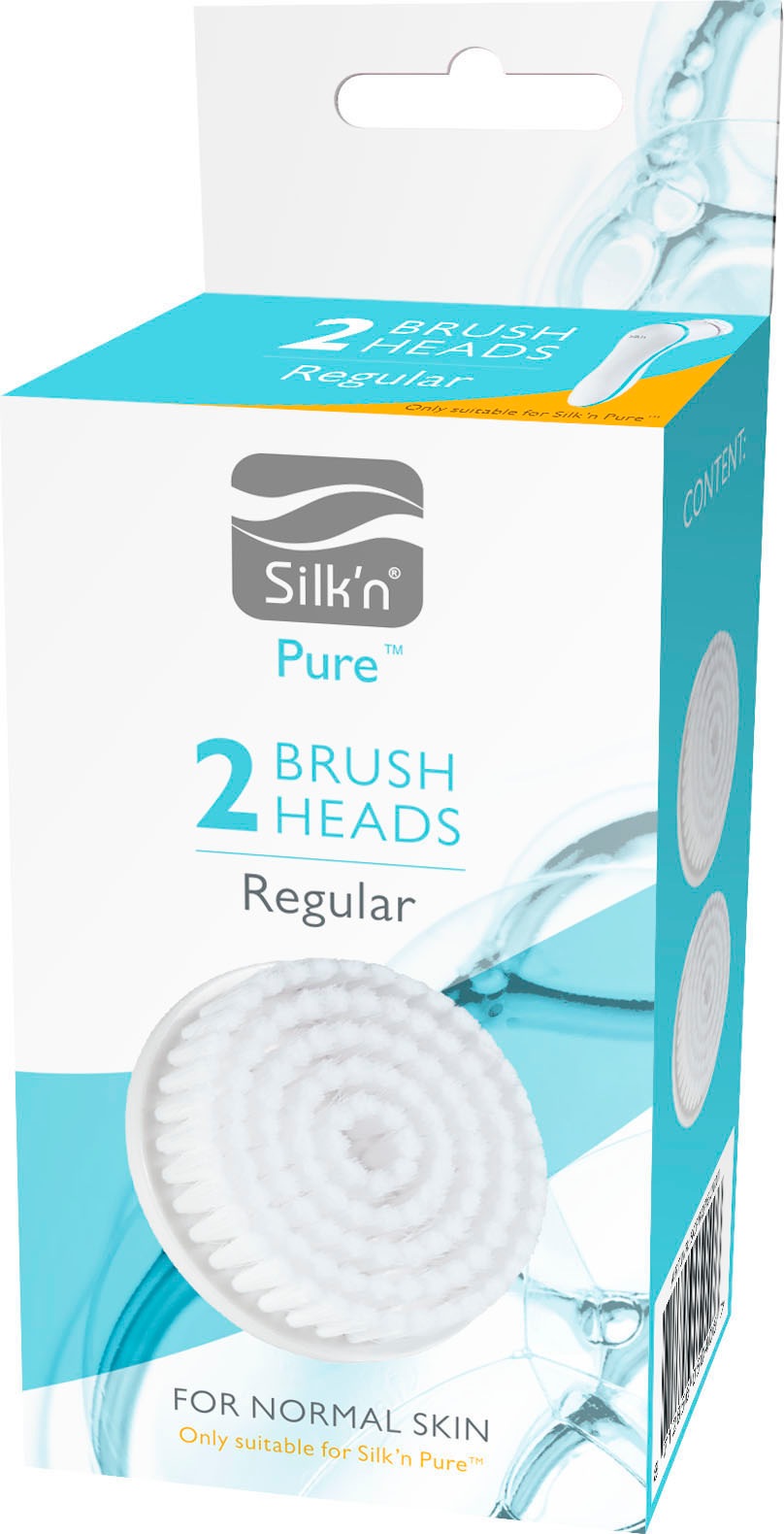 (Set, tlg.), 2 BAUR Silk\'n Deluxe »Regular«, Gesichtsbürstenaufsatz für Pure Pure online Silk`n | und kaufen