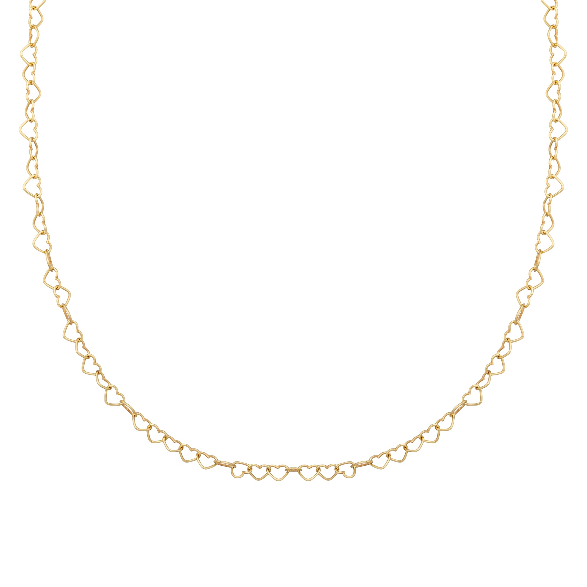 CAÏ Collierkettchen »925 Silber vergoldet Herzchenkette Choker«