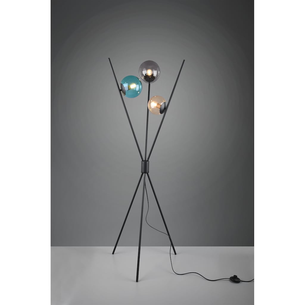 TRIO Leuchten Stehlampe »Lance«, E14, 1 St., Fußschalter, Leuchtmittel tauschbar