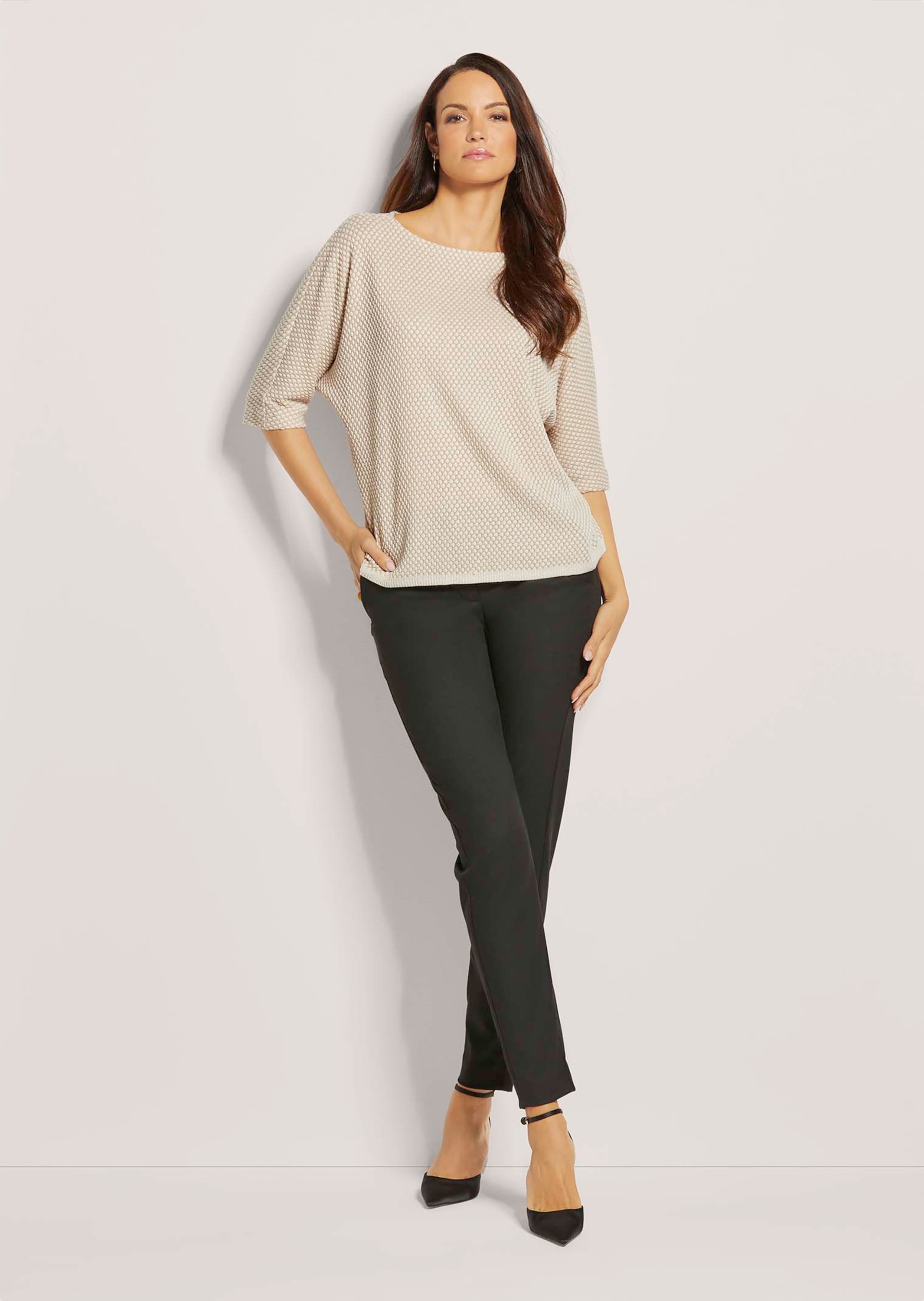 Madeleine Shirt Sweatshirt Beige Size 40 2
