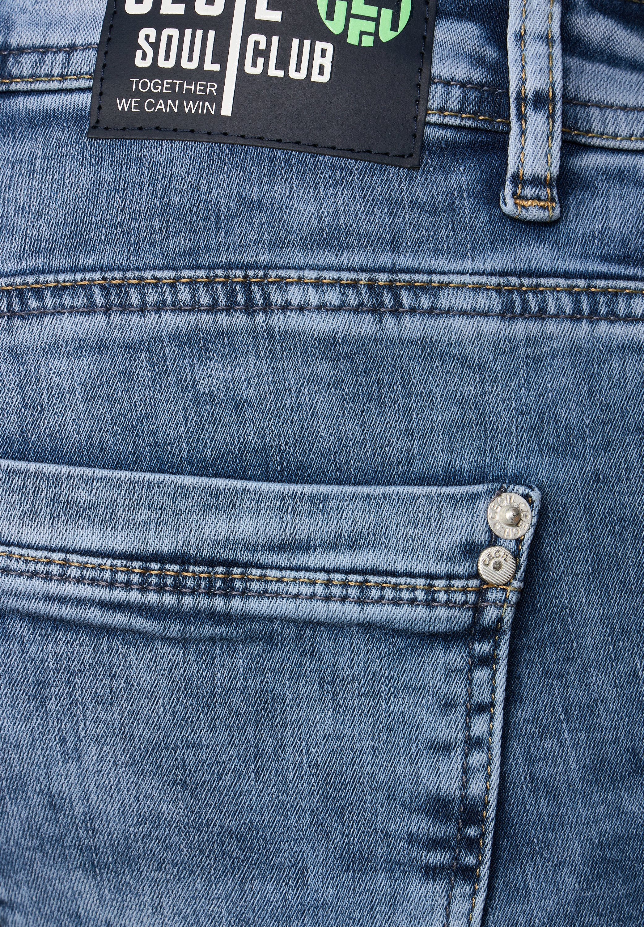 Cecil Comfort-fit-Jeans, Middle Waist