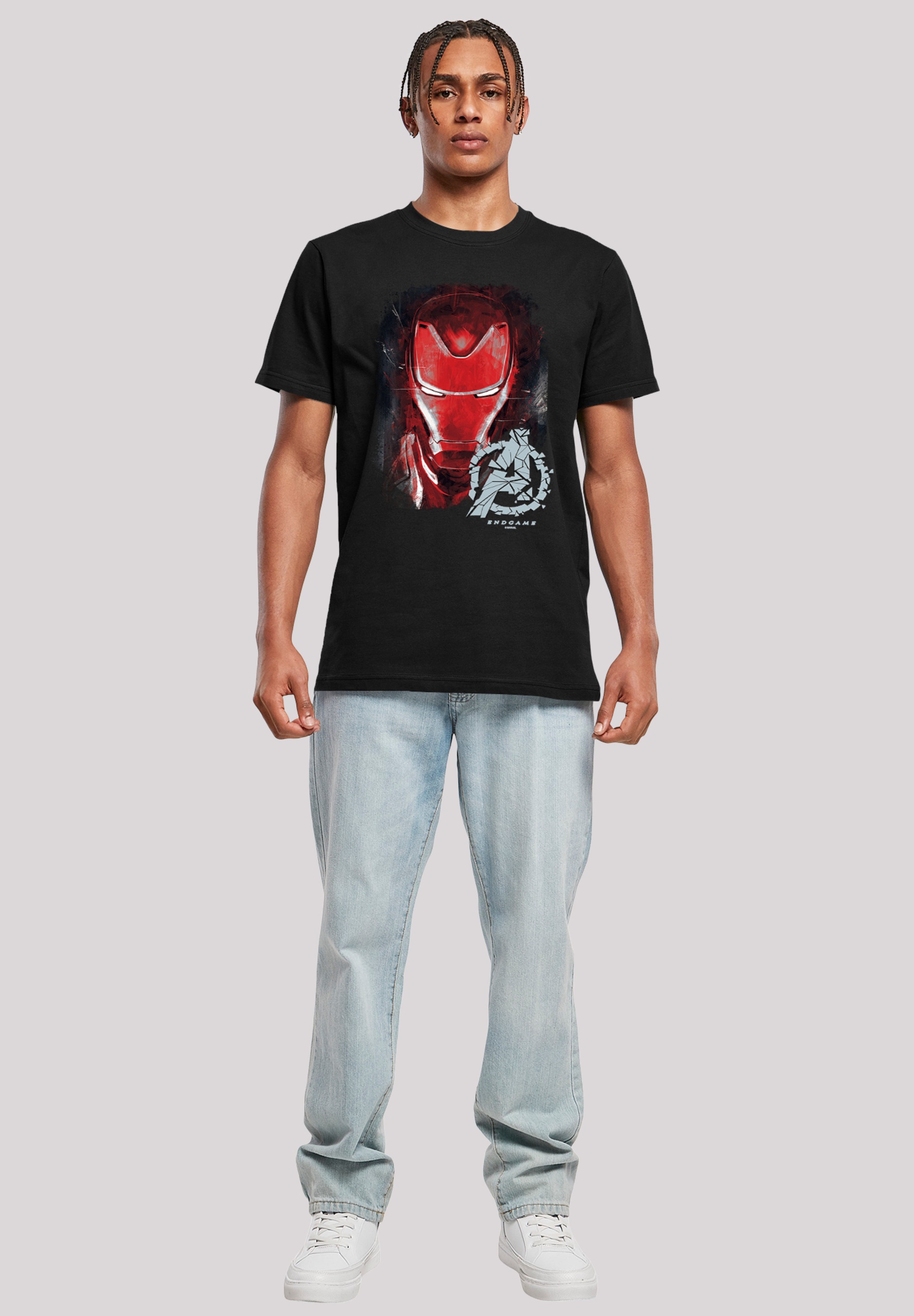 F4NT4STIC T-Shirt »Marvel Avengers Endgame Iron Man Brushed«, Herren,Premium Merch,Regular-Fit,Basic,Logo Print