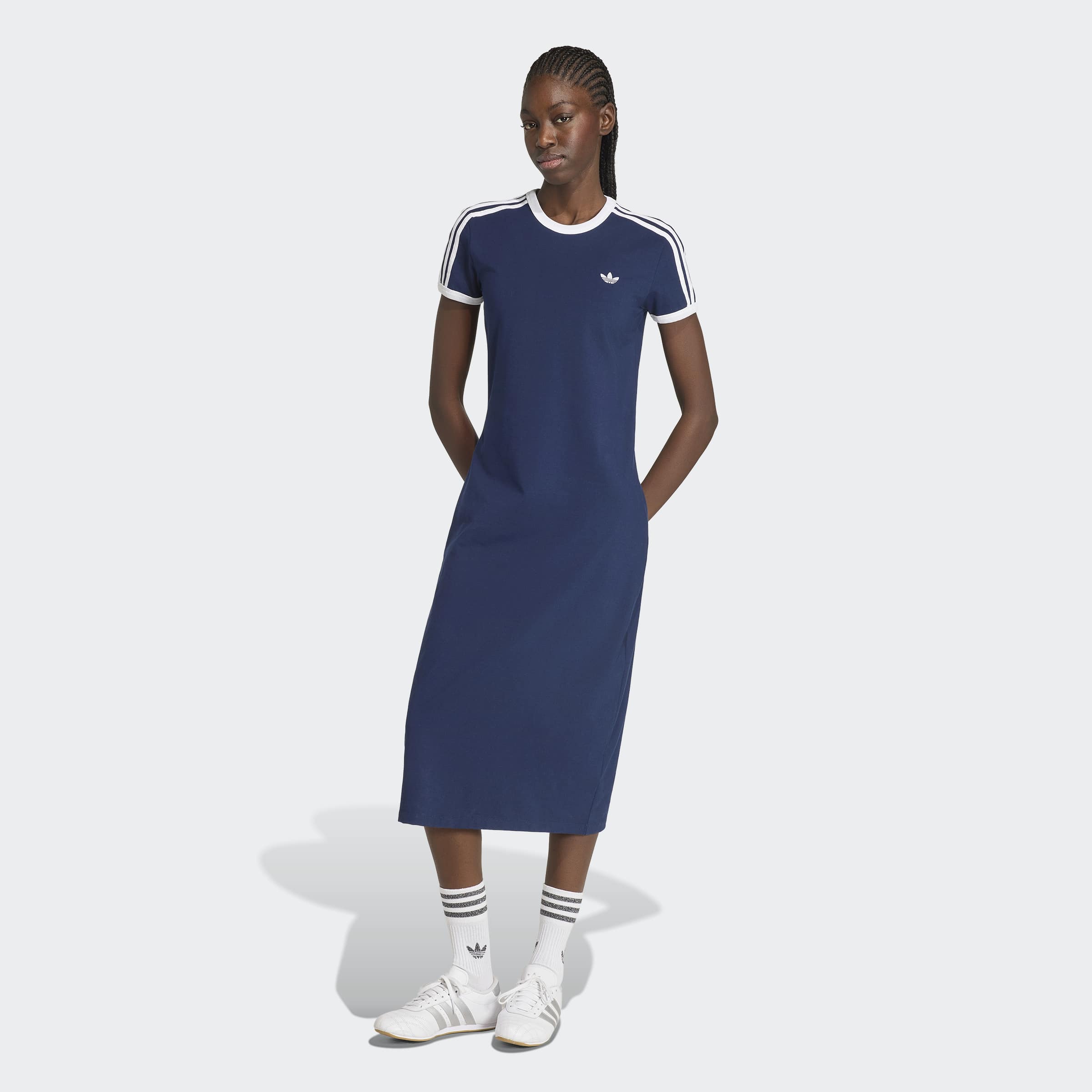 adidas Originals Shirtkleid "3-STREIFEN, SCHMAL"
