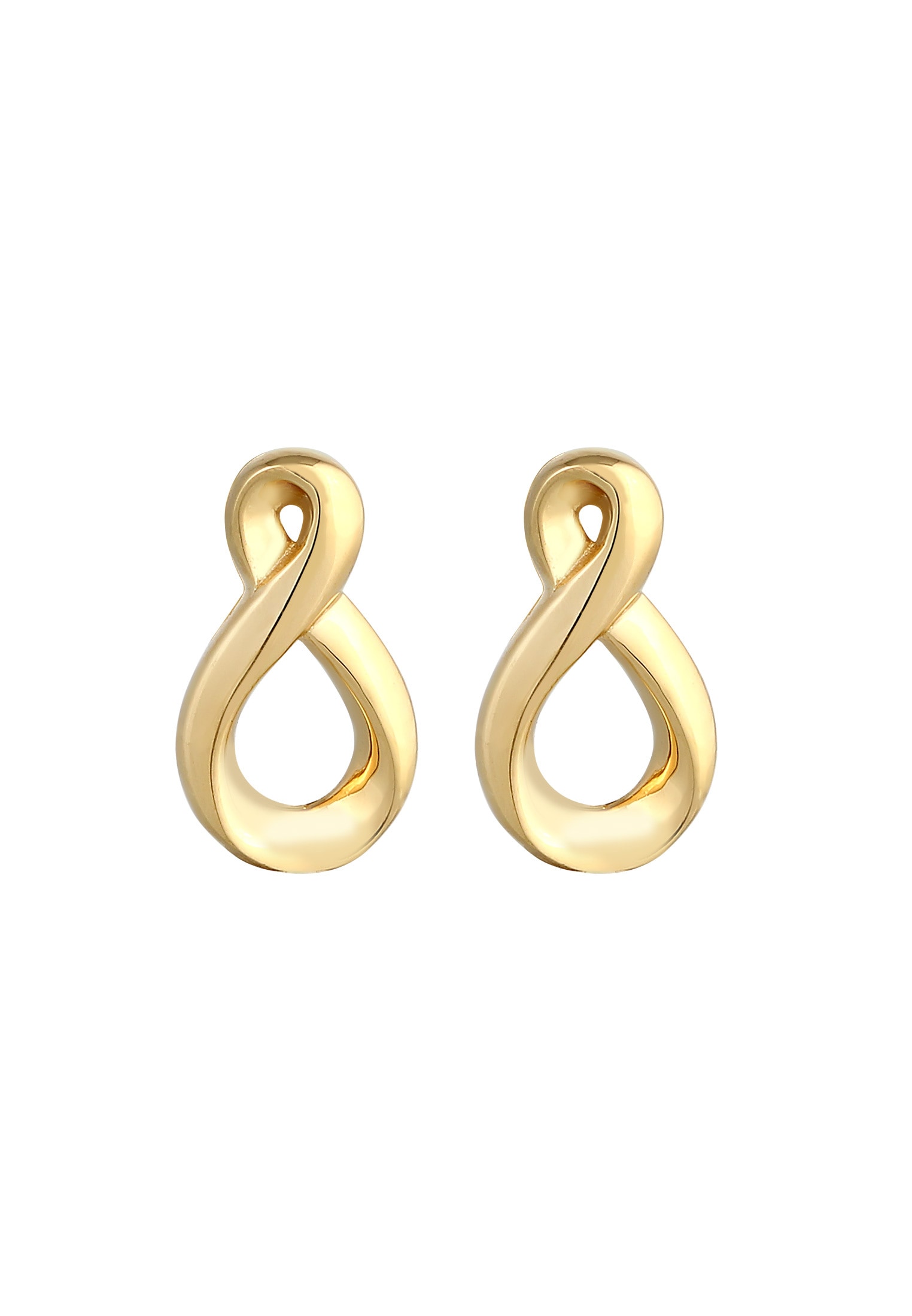 Elli Premium Paar Ohrstecker »Ohrstecker Infinity 585 Gelbgold«