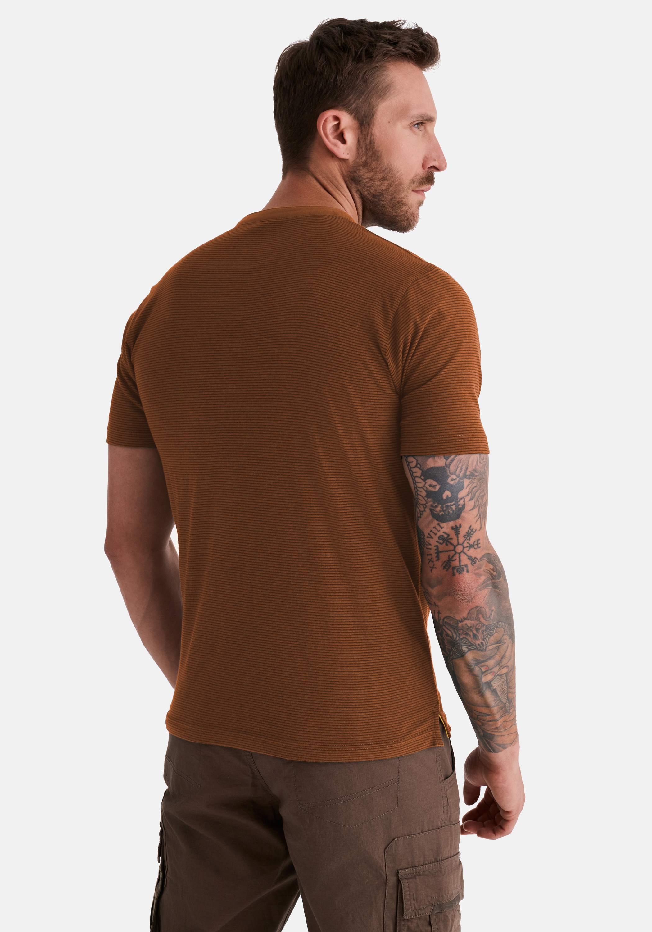 HERO by John Medoox Henleyshirt »HENRY Henley-Shirt« HERO by John Medoox HENRY Herren Henley T-Shirt