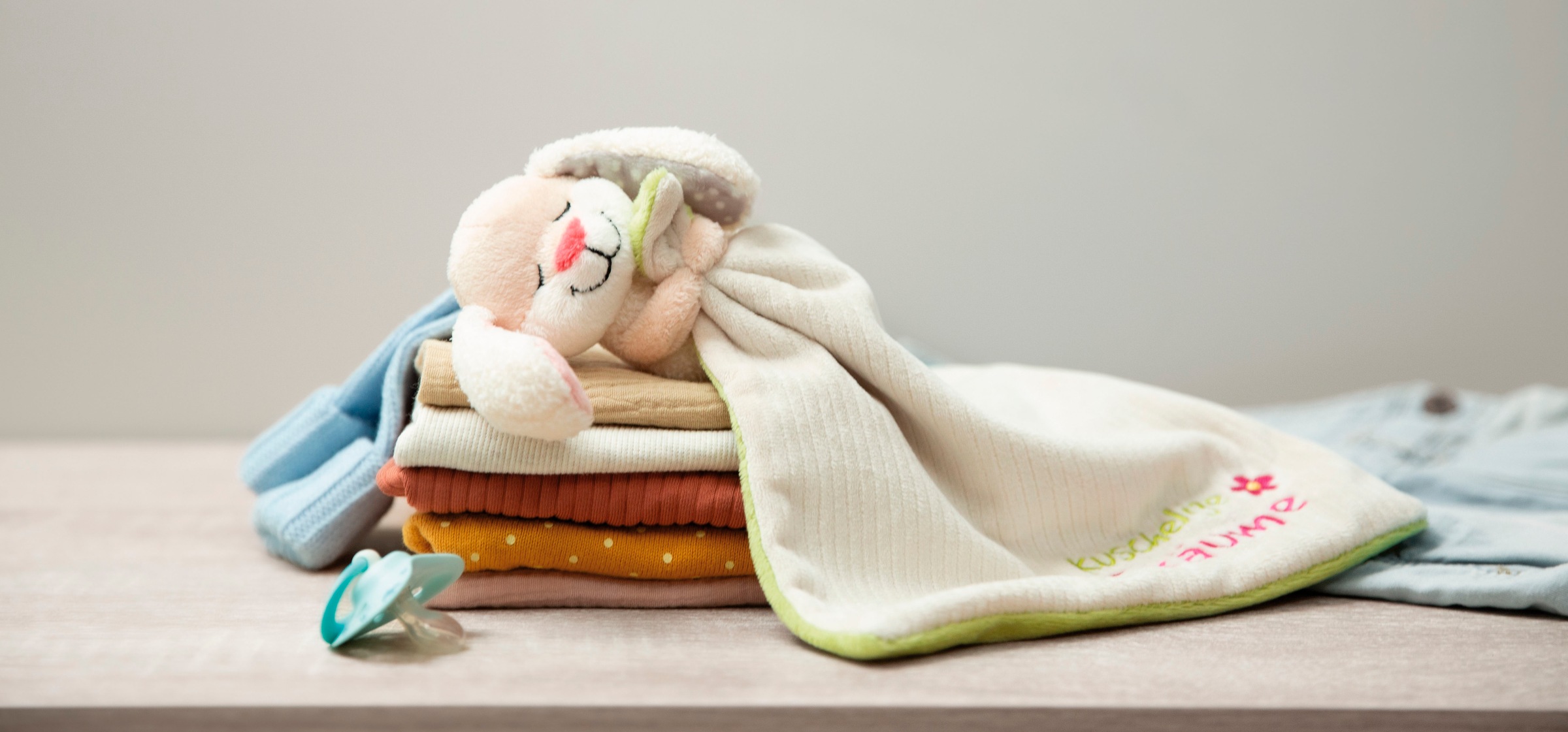Nici Schmusetuch »My First NICI, Schmusetuch mit Kuscheltier Hase, Kuschelige Träume«, mit aufgestickter Botschaft