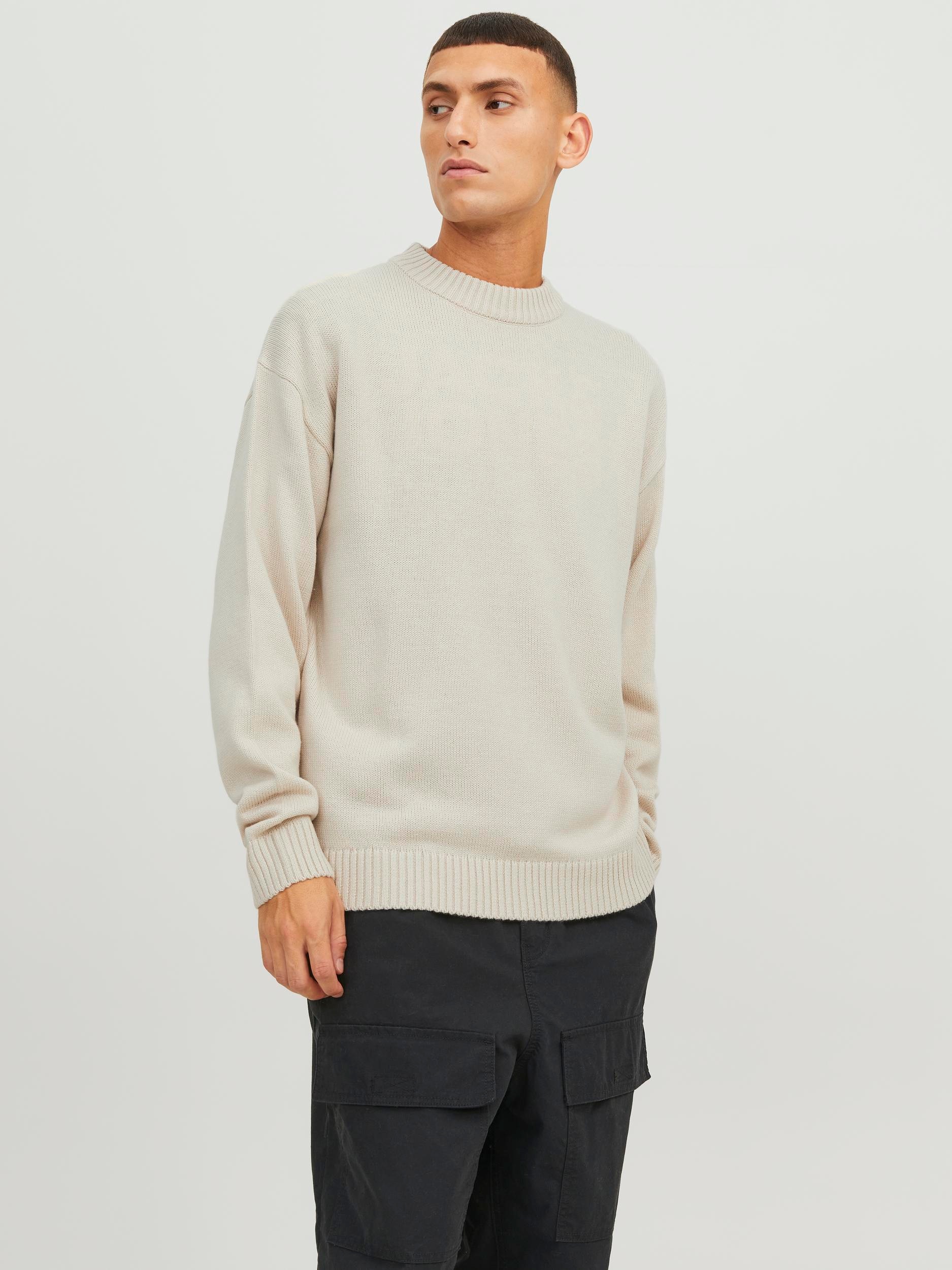 Jack & Jones Rundhalspullover "JJEJACK KNIT CREW NECK SN" günstig online kaufen