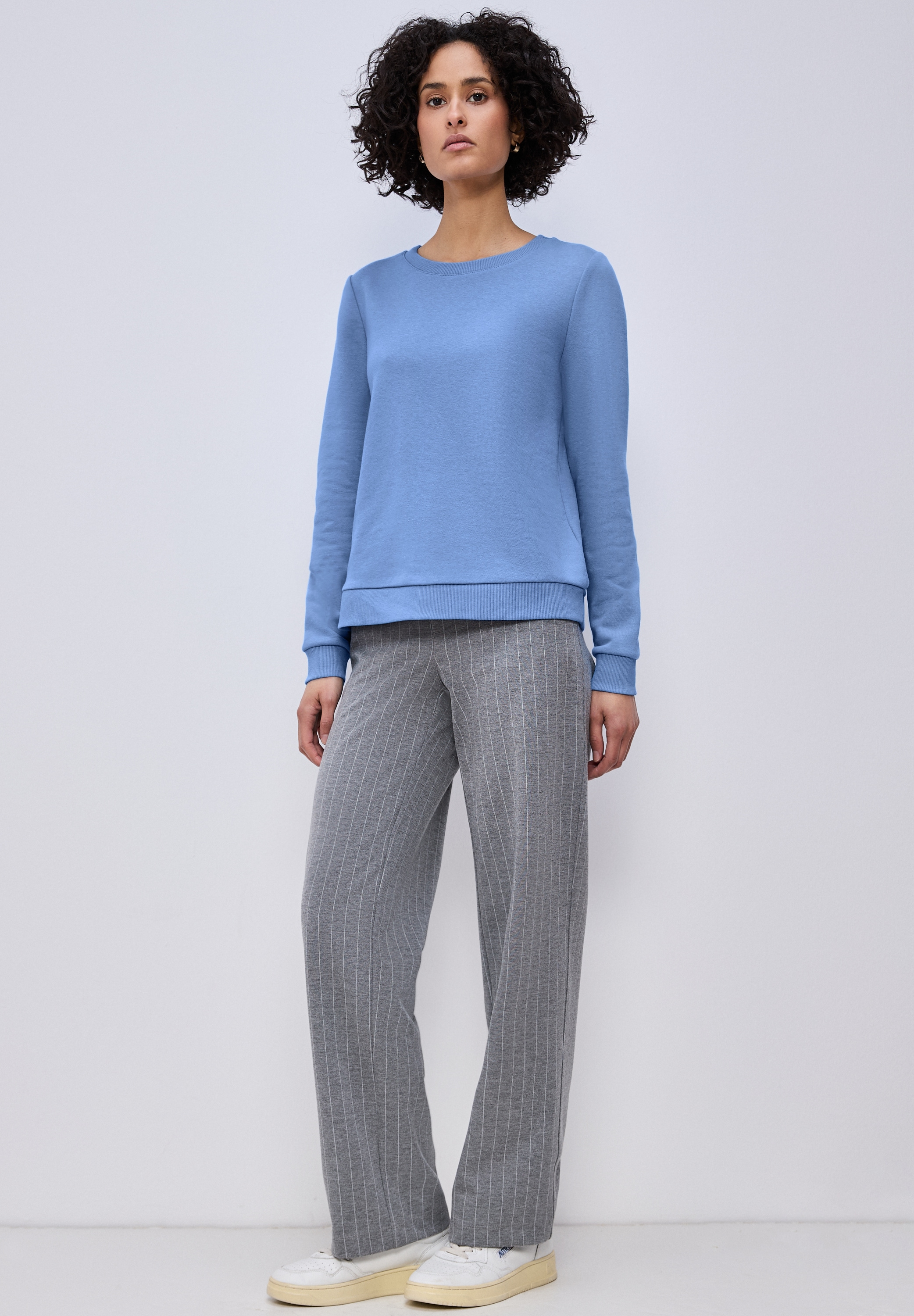 STREET ONE Sweatshirt , mit Rundhalsausschnitt
