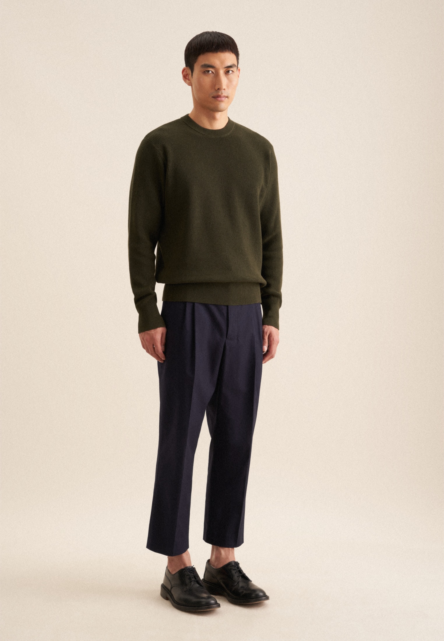 seidensticker Strickpullover, Rundhals Uni