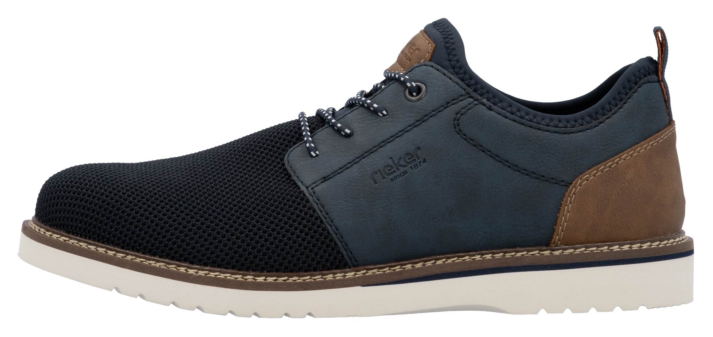 Rieker Slip-On Sneaker, Slipper, Schlupfschuh, Freizeitschuh mit praktischer Anziehlasche