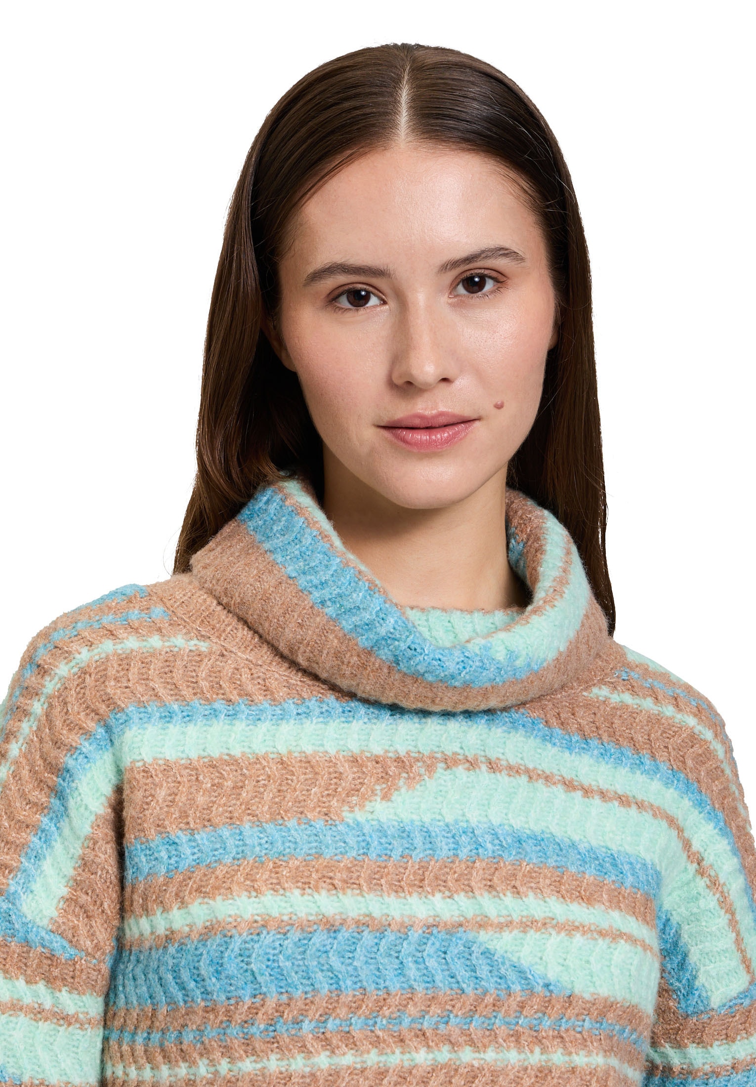Betty&Co Strickpullover »Betty & Co Damen Strickpullover mit Struktur«, (1 tlg.), Jacquard